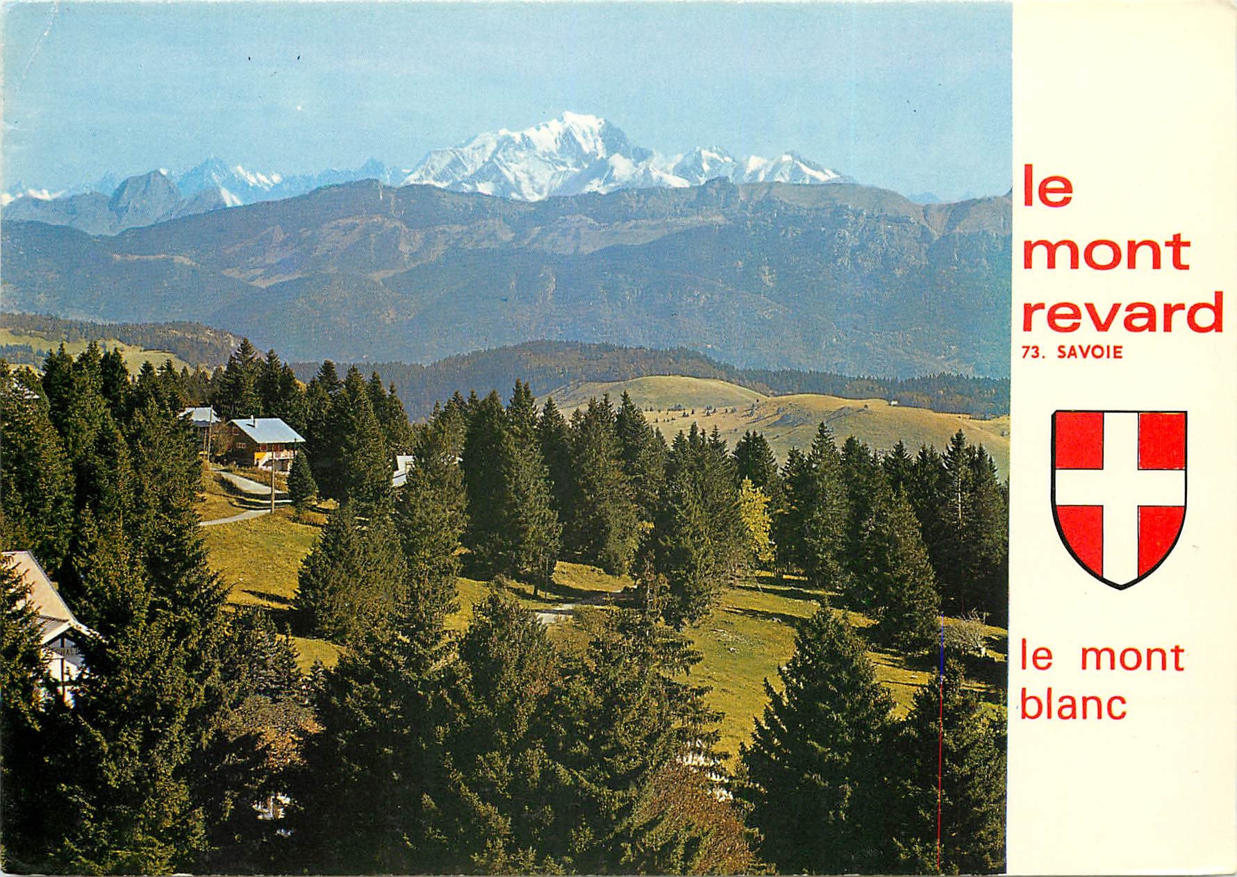 CPSM Le Mont Revard (Savoie) alt 1 538 m Panorama sur le mont Blanc (4807 m)