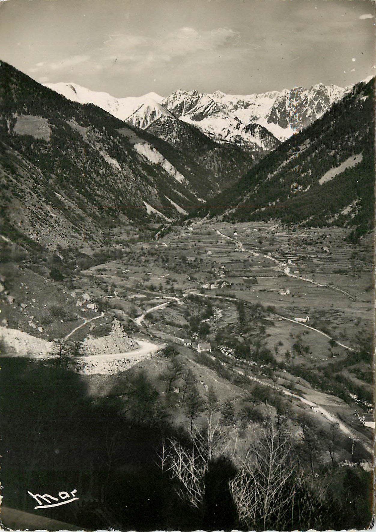 CPSM La Suisse Nicoise Sainte Martin Vesubie (A M) alt 1000 m Quartier Sclos Vallon Boreon