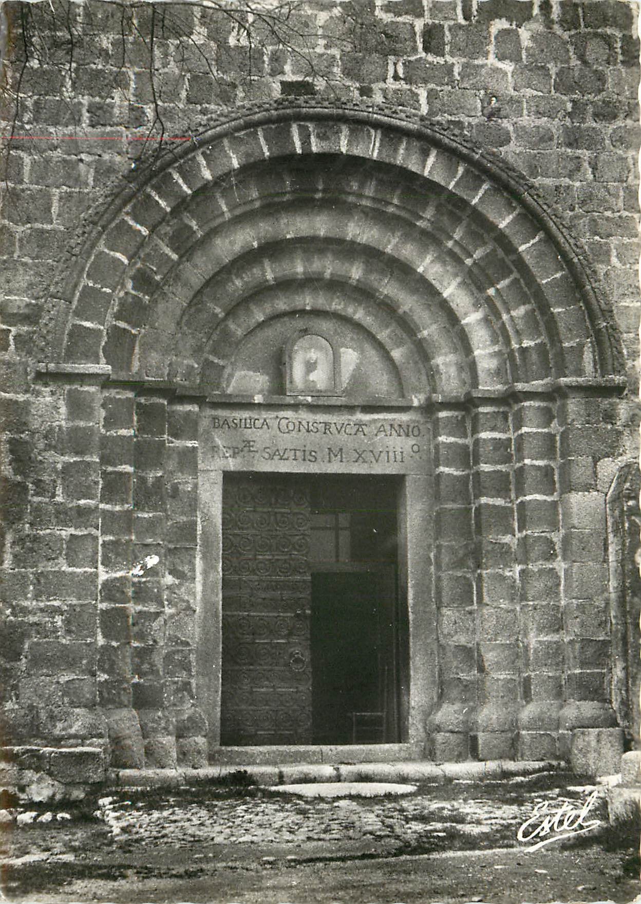 CPSM Serralongue Entree de l'Eglise (XIe s)