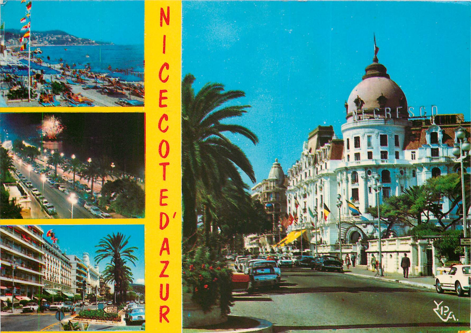 CPSM Nice Promenade des Anglais l'hotel Negresco