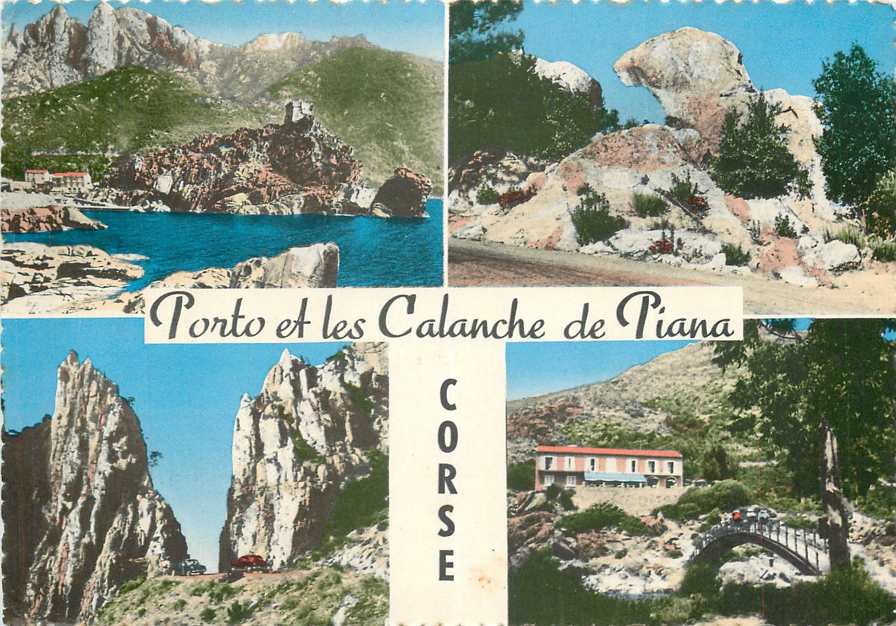CPSM Porto et les Calanche de Piana (Corse)