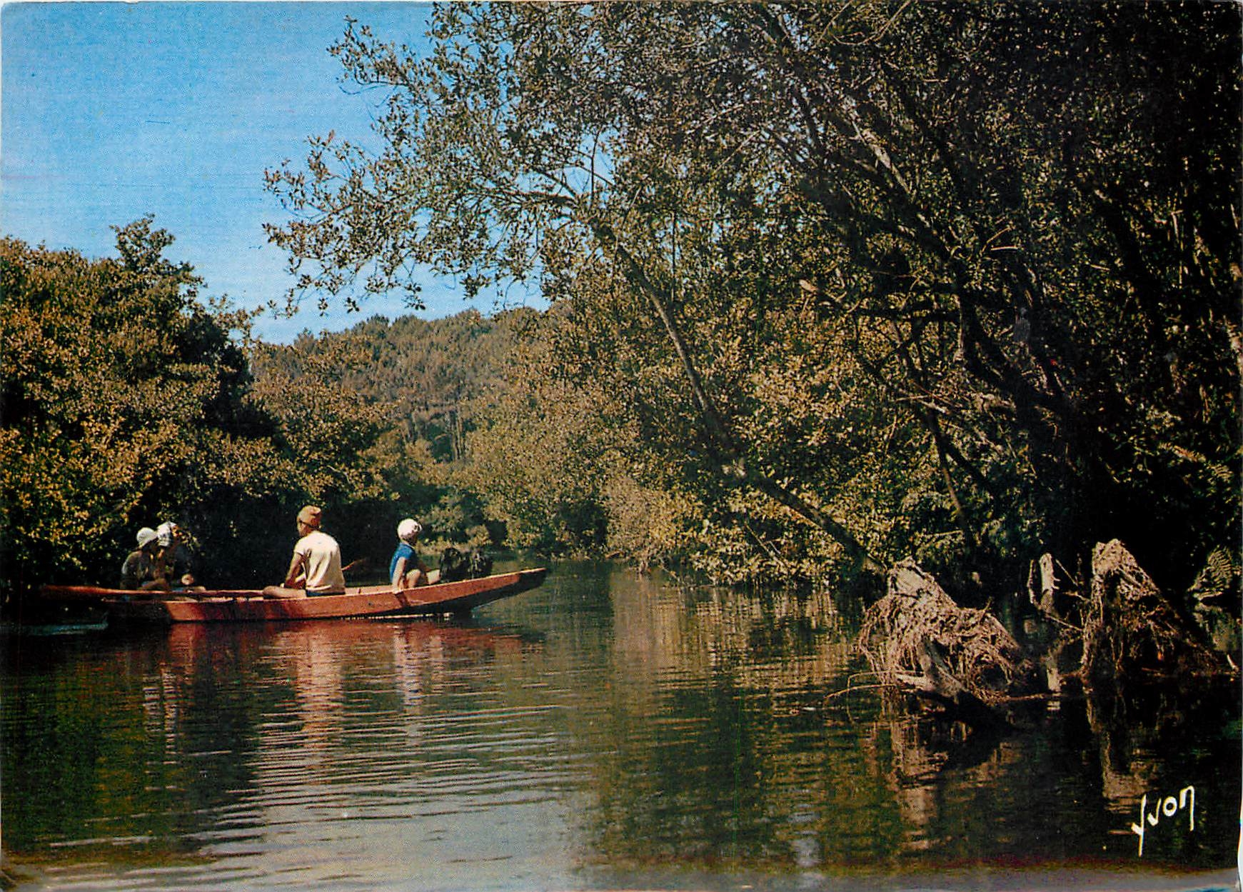 CPSM Les Landes Le Courant d'Huchet pres de Leon
