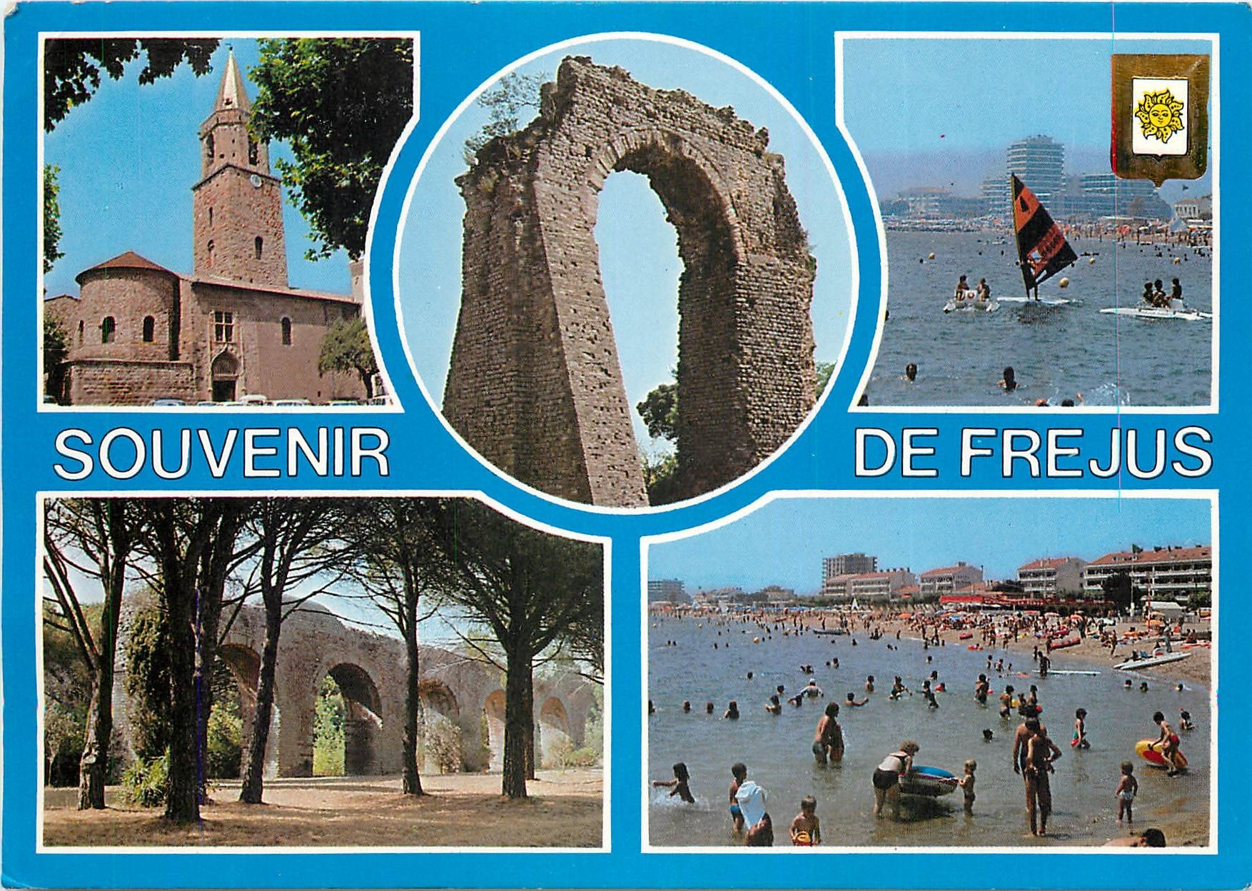 CPSM Souvenir de Frejus