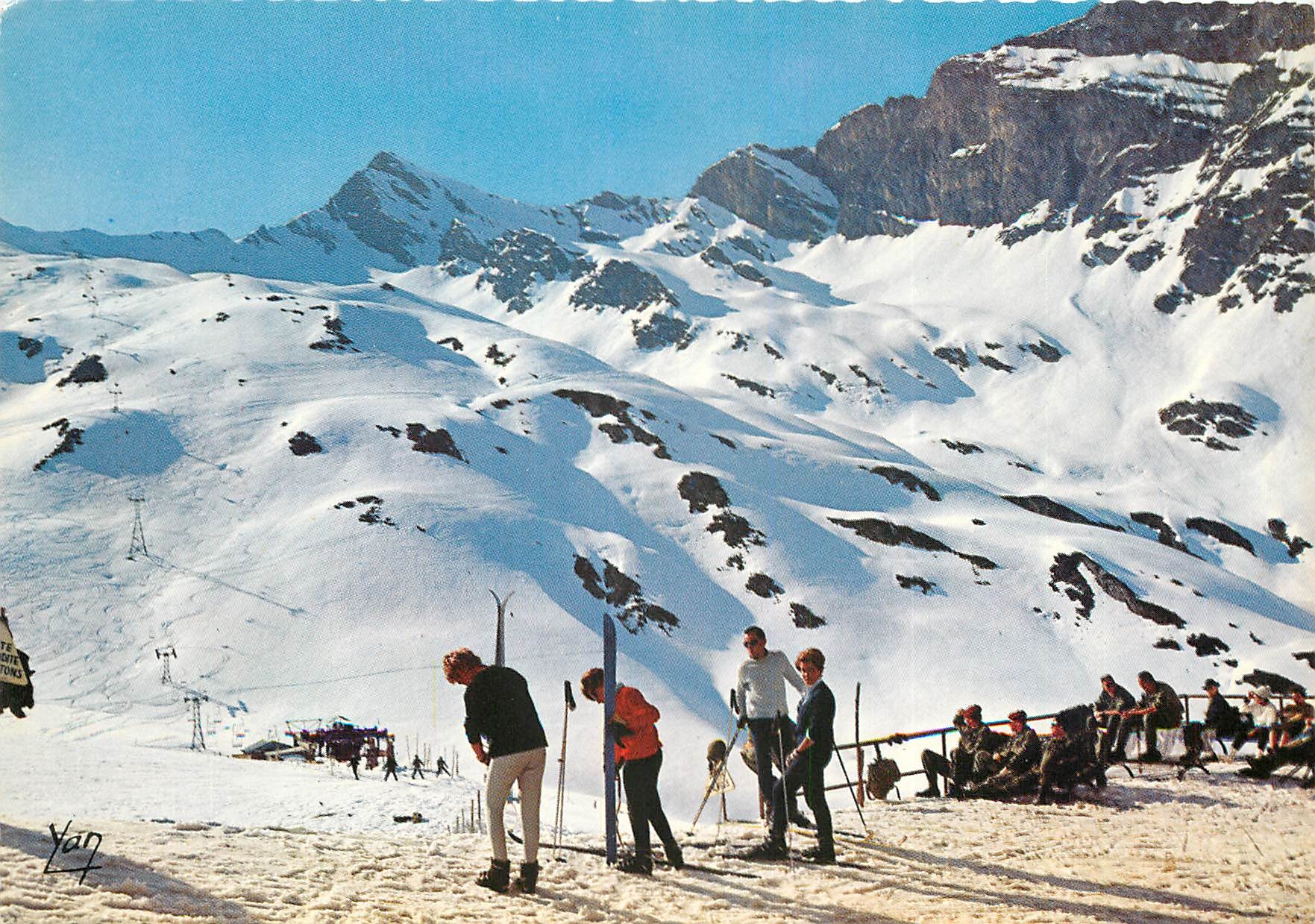 CPSM Cauterets Station de Ski Une des pistes du Lys alt 1850 m