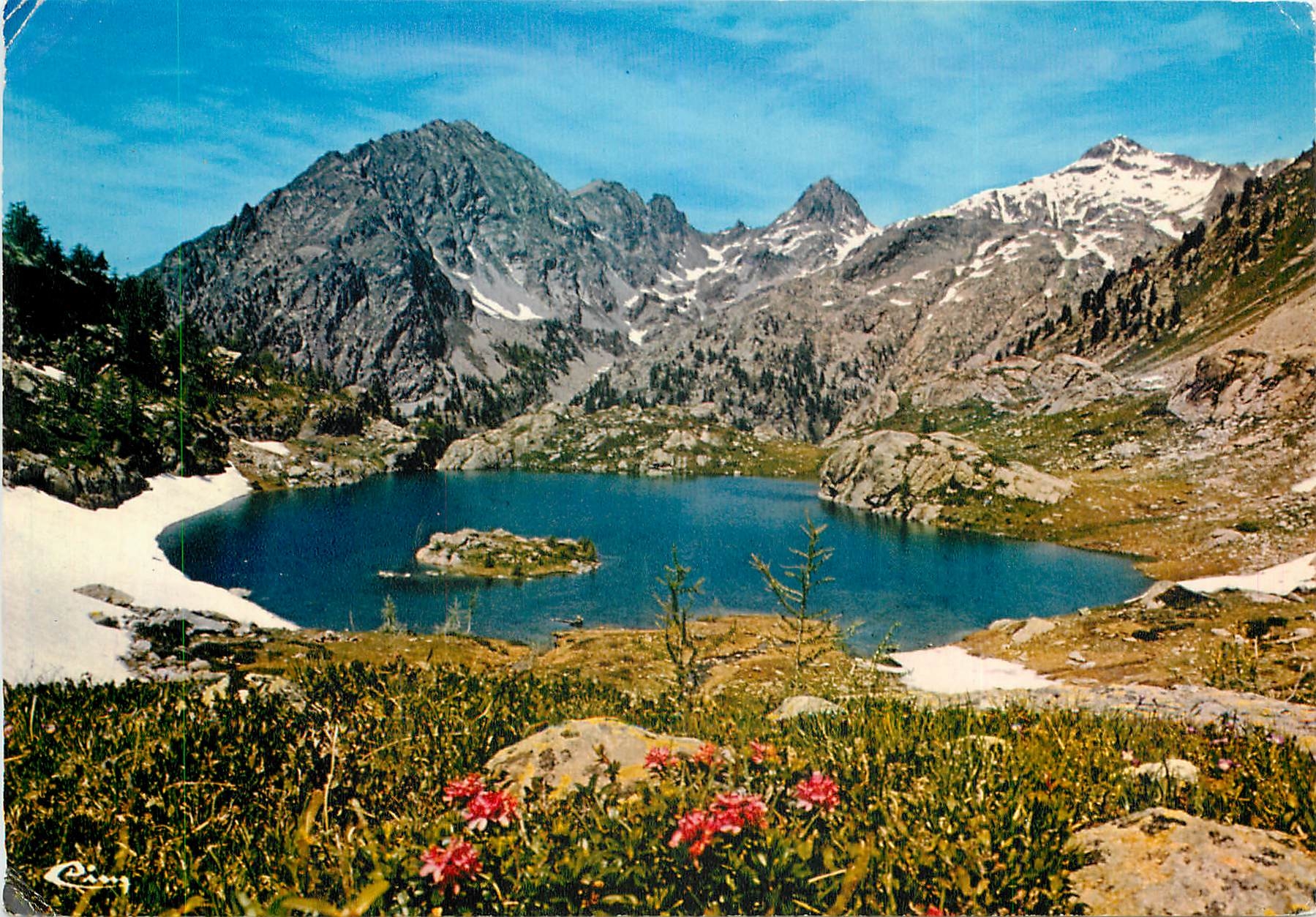 CPSM Env de St Martin Vesubie (A Mmes) Lac des Trecoulpas (alt 2 150 m)