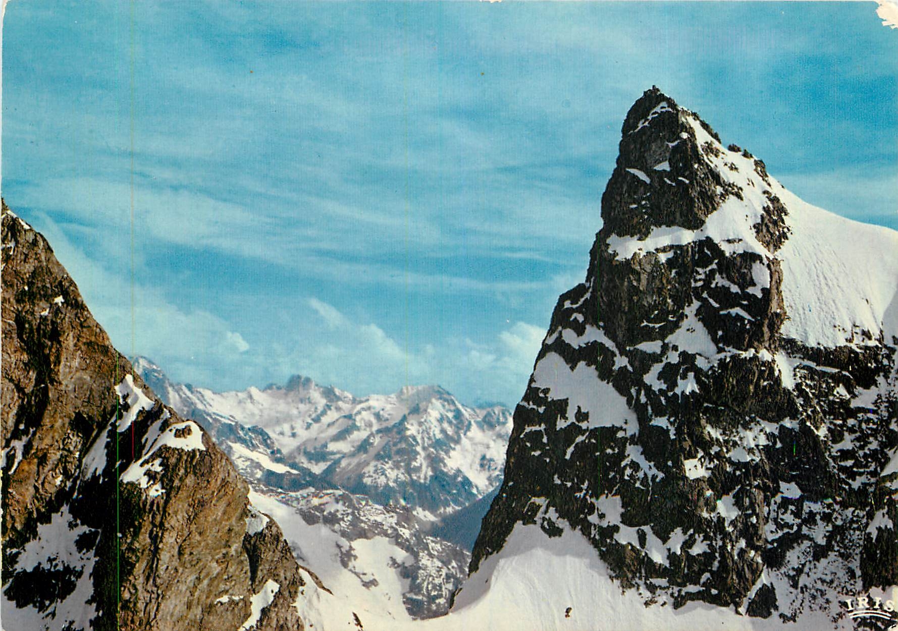 CPSM Parc National des Ecrins Breche et Pic du Glacier Carre au fond Glacier Pilatte et les Bans (36