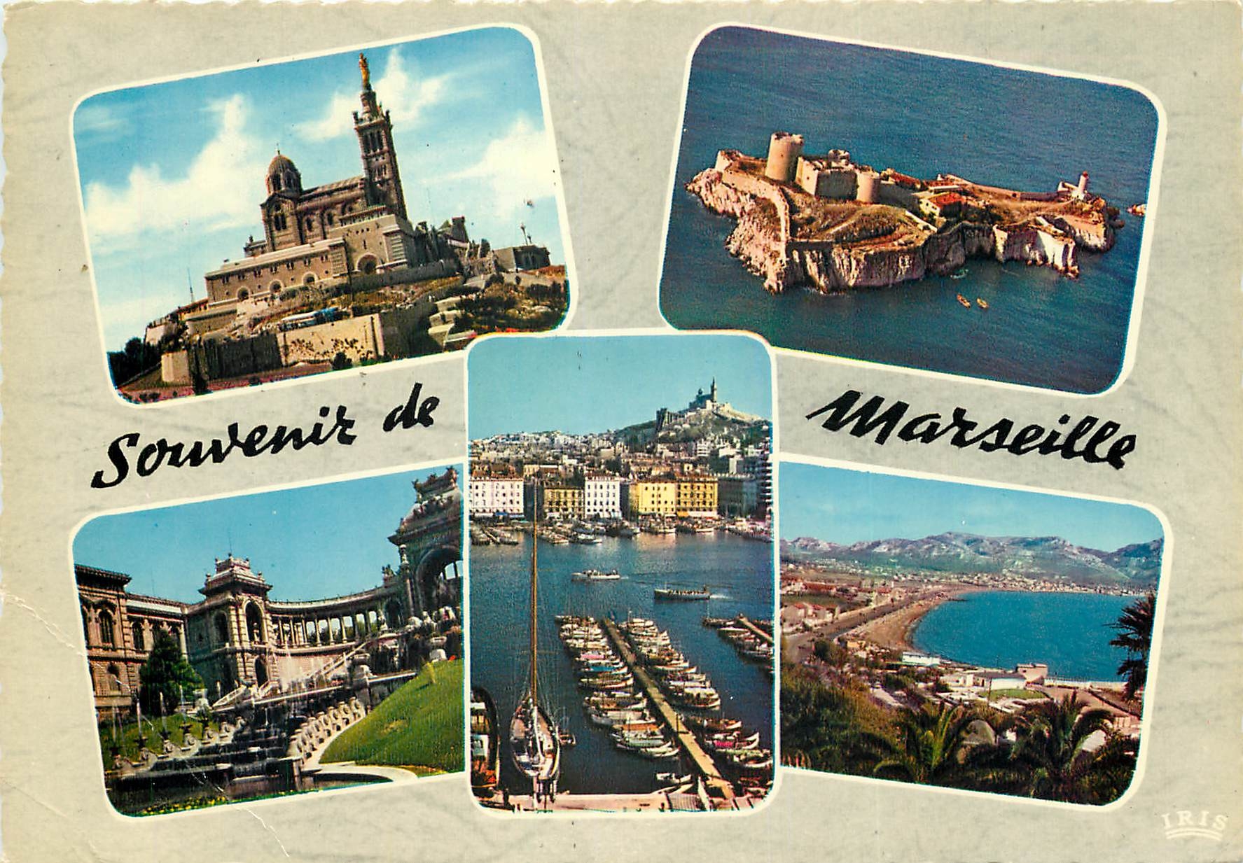 CPSM Souvenir de Marseille