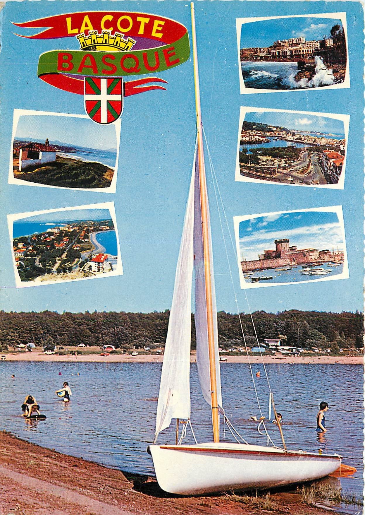 CPSM La Cote Basque Biarritz St Jean de Luz Ciboure
