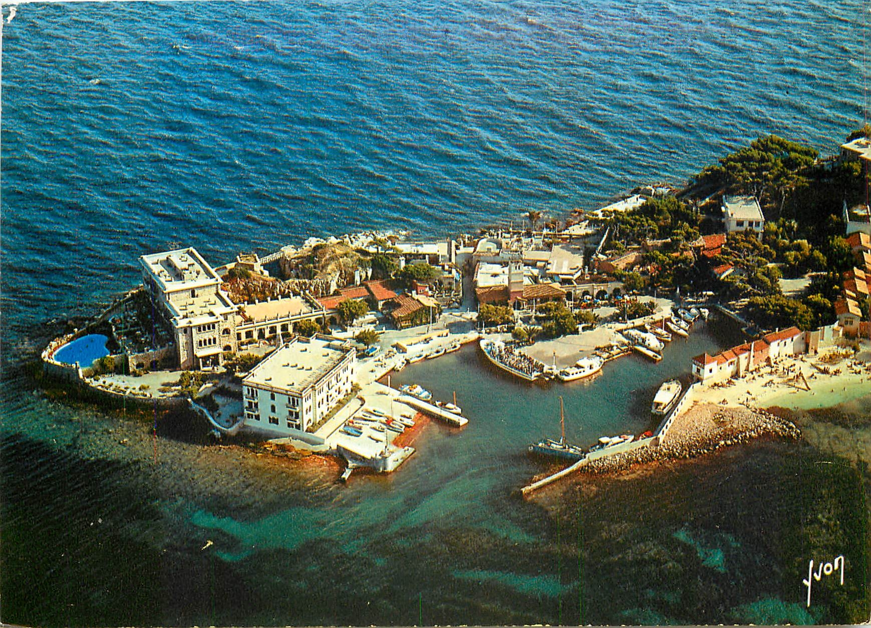 CPSM Ile de Bendor Vue aerienne