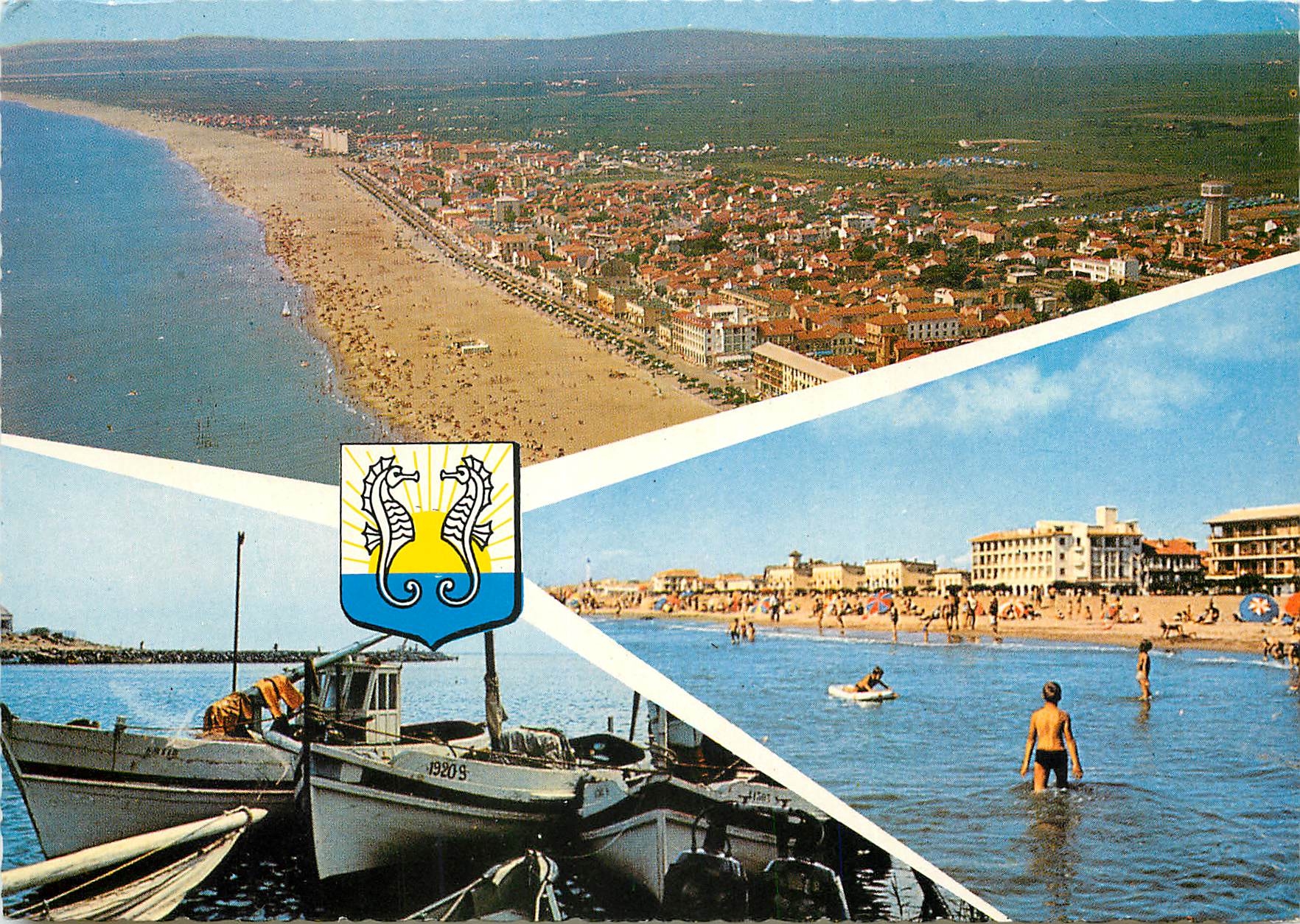 CPSM Souvenir de Valras Plage