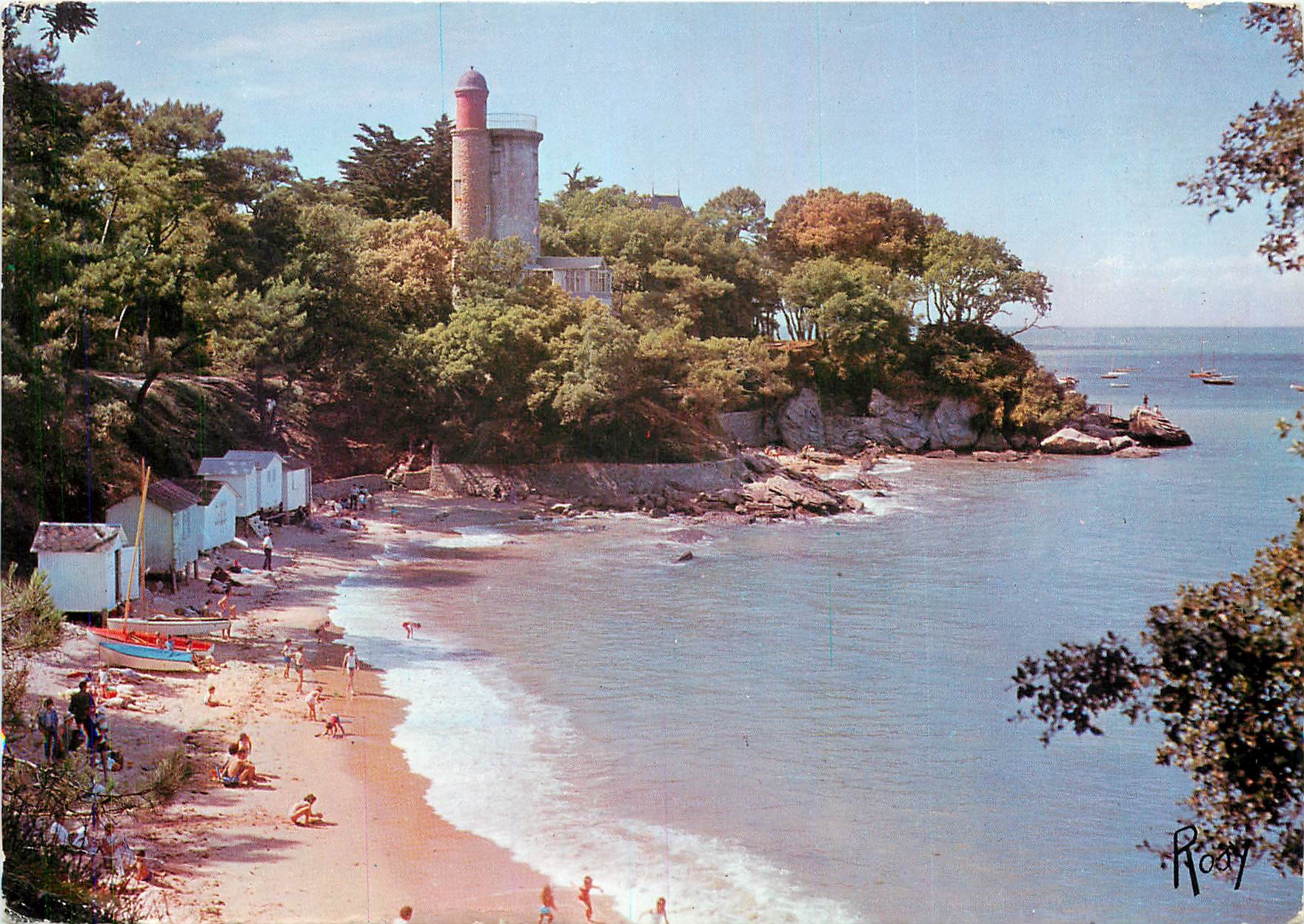 CPSM Noirmoutier en l'Ile Plage de l'Anse Rouge et Tour Plantier
