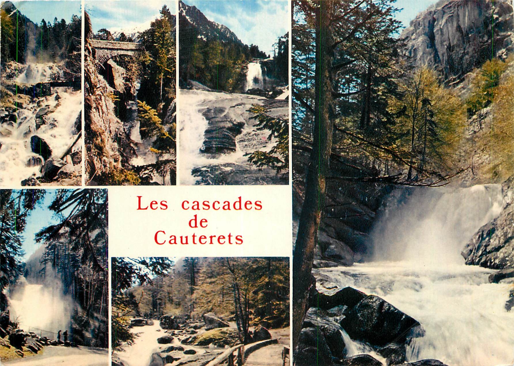 CPSM Les Pyrenees Les Cascades de Cauterets