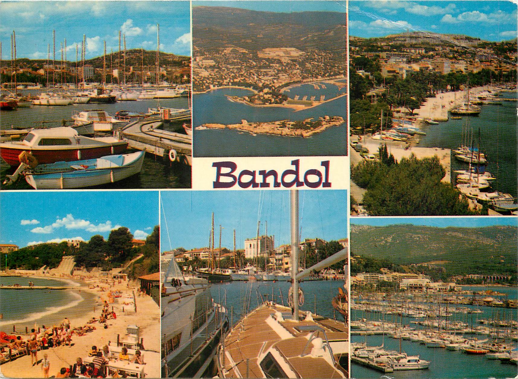 CPSM Lumiere et Beaute de la Cote d'Azur Souvenir de Bandol
