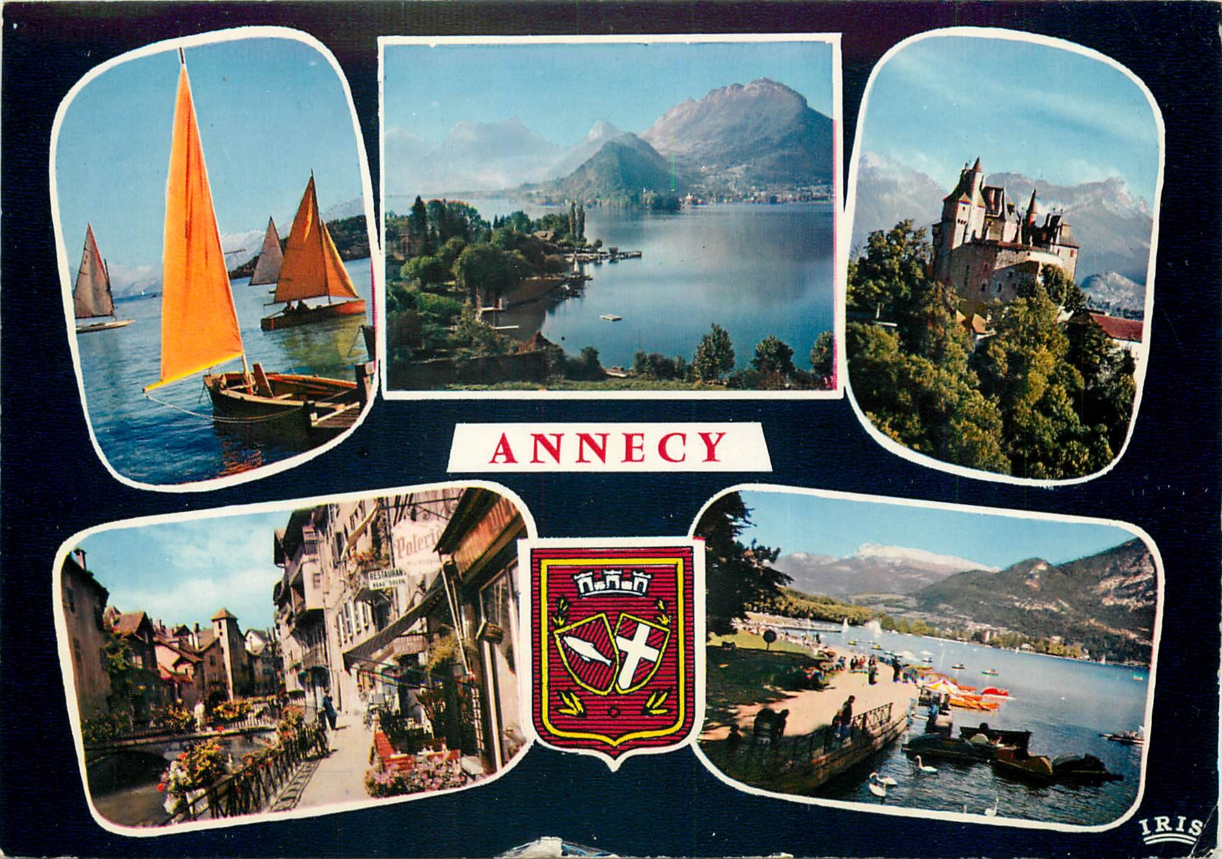CPSM Annecy Voiliers sur le Lac