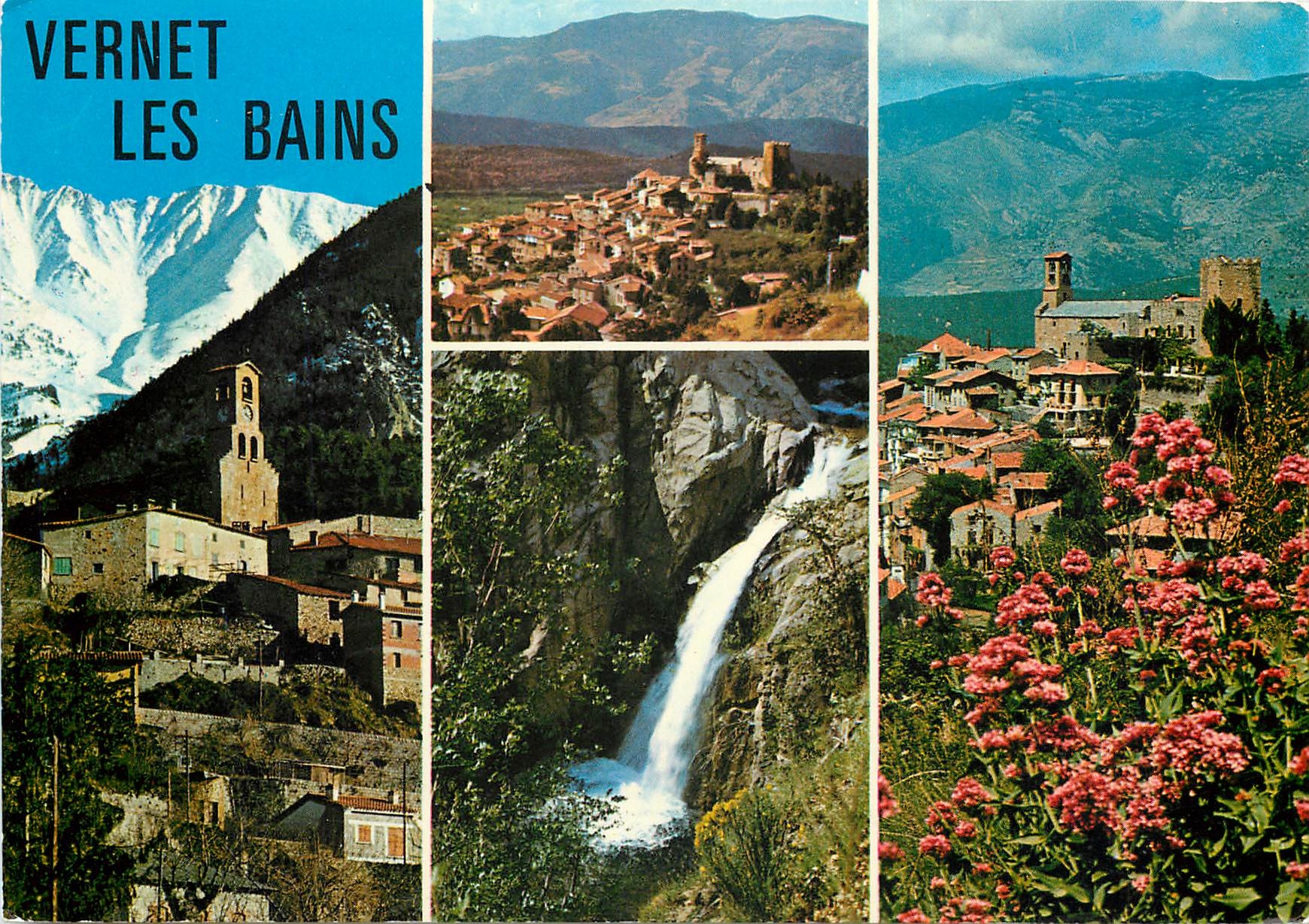 CPSM Lumiere et Couleurs du Conflent Vernet les Bains Station Climatique et Thermale Divers aspects