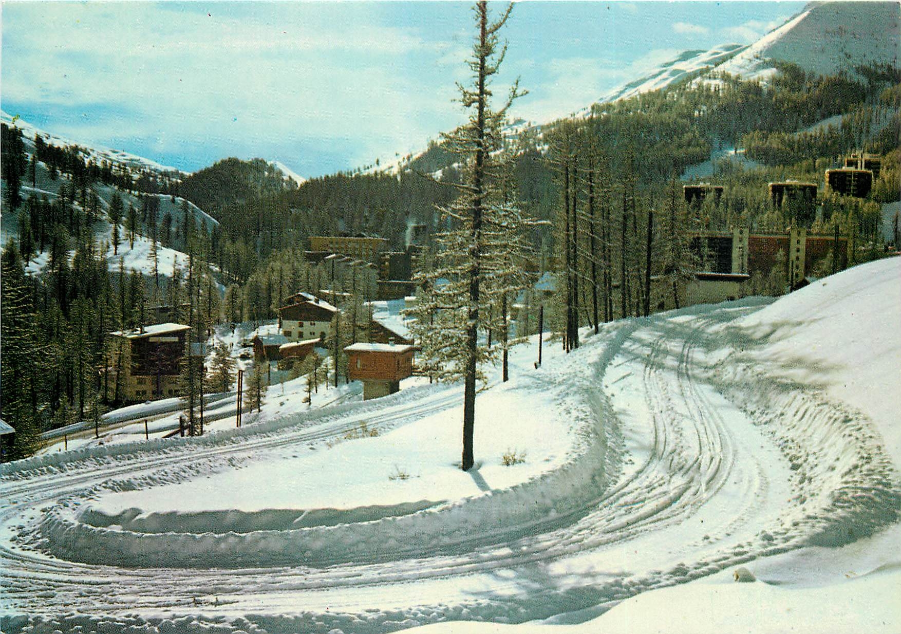 CPSM Vars (Hautes Alpes) Station de neige