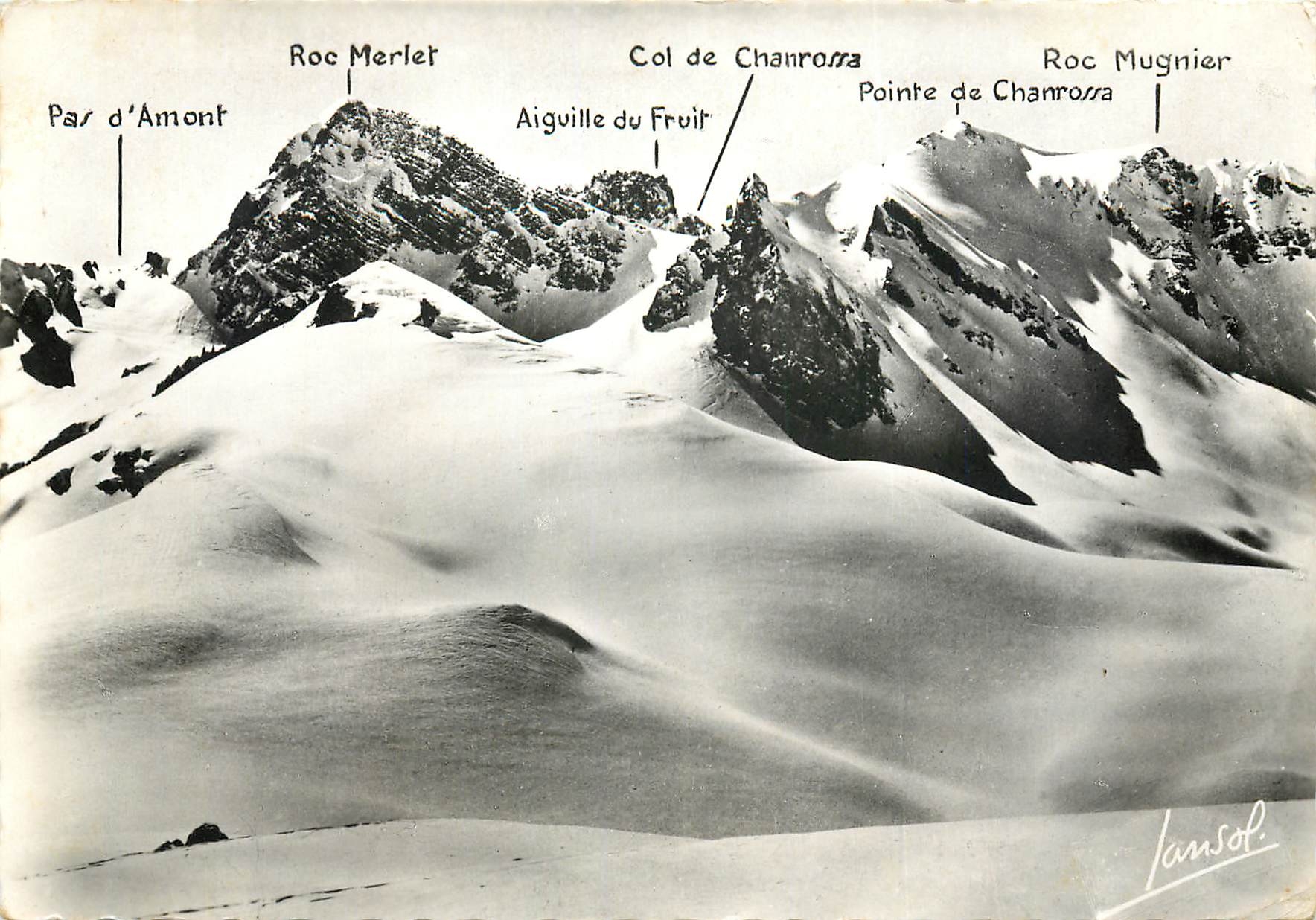 CPSM Les Trois Vallees Vallee de Saint Bon (Savoie) Aux environ de Moriond et de Courchevel