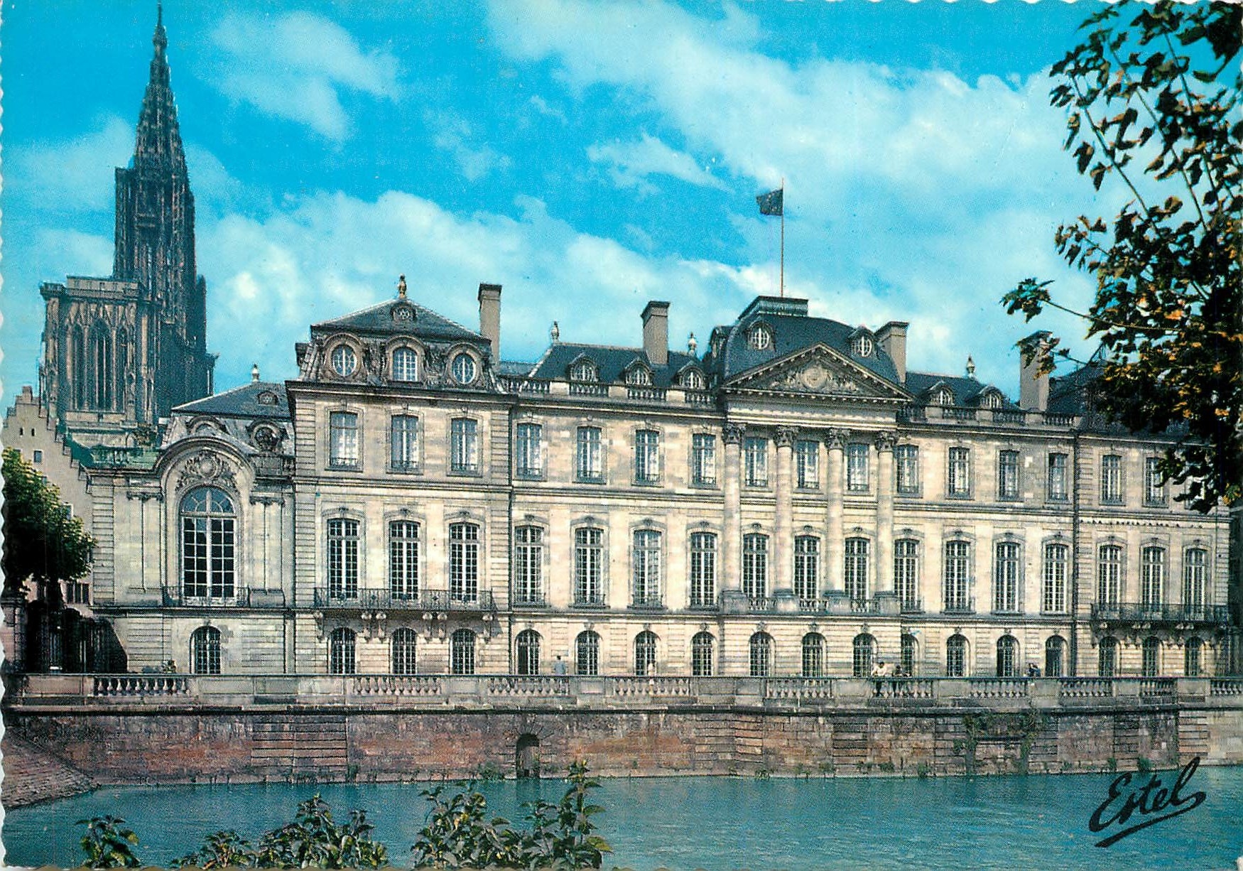 CPSM Au Pays des Cigognes Strasbourg Palais des Rohan architecture francaise du XVIII au premier pla