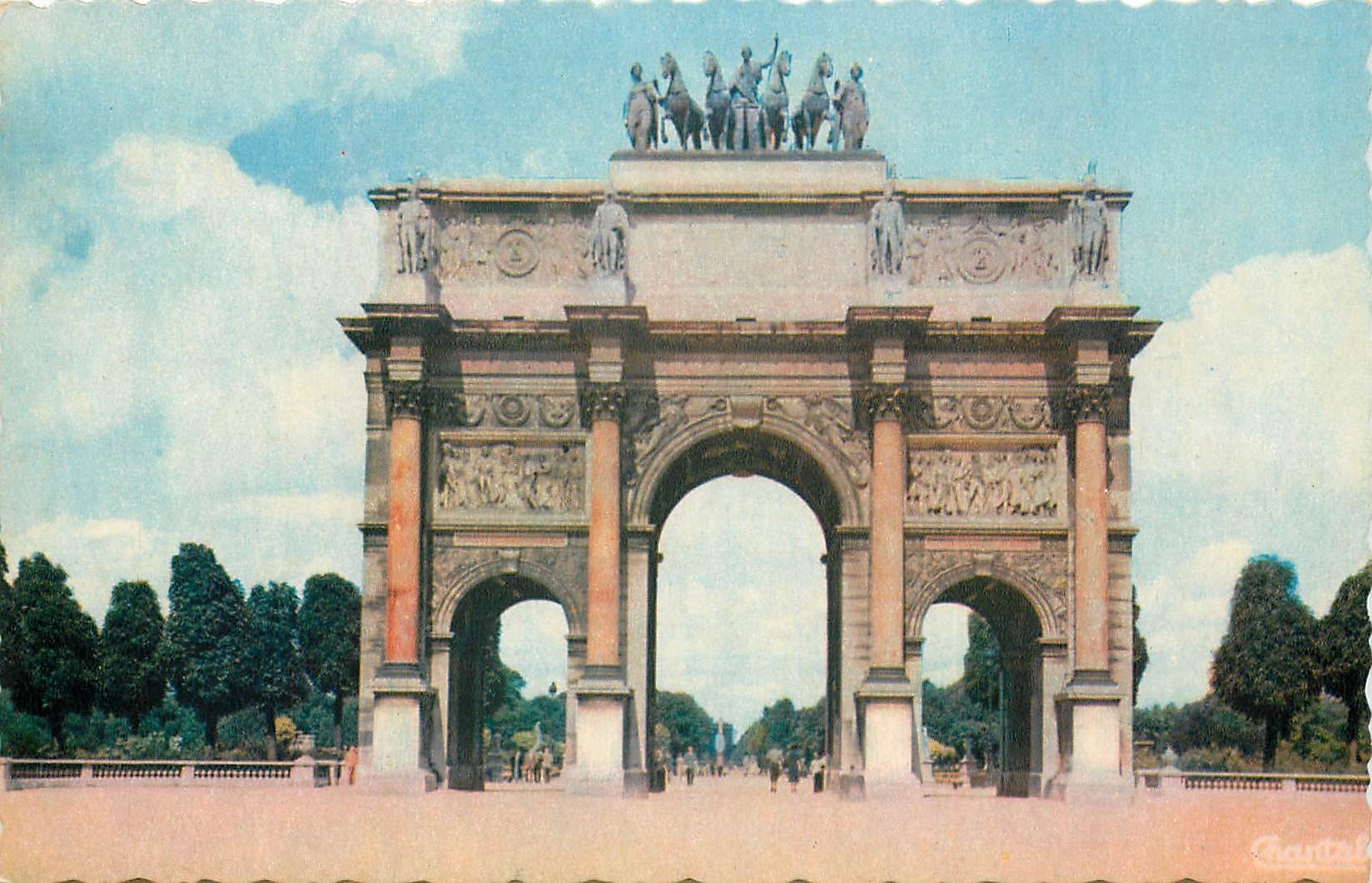 CPSM Paris la Carrousel