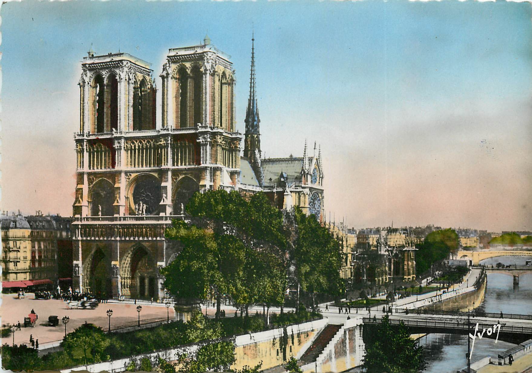 CPSM Paris Vue generale de N D