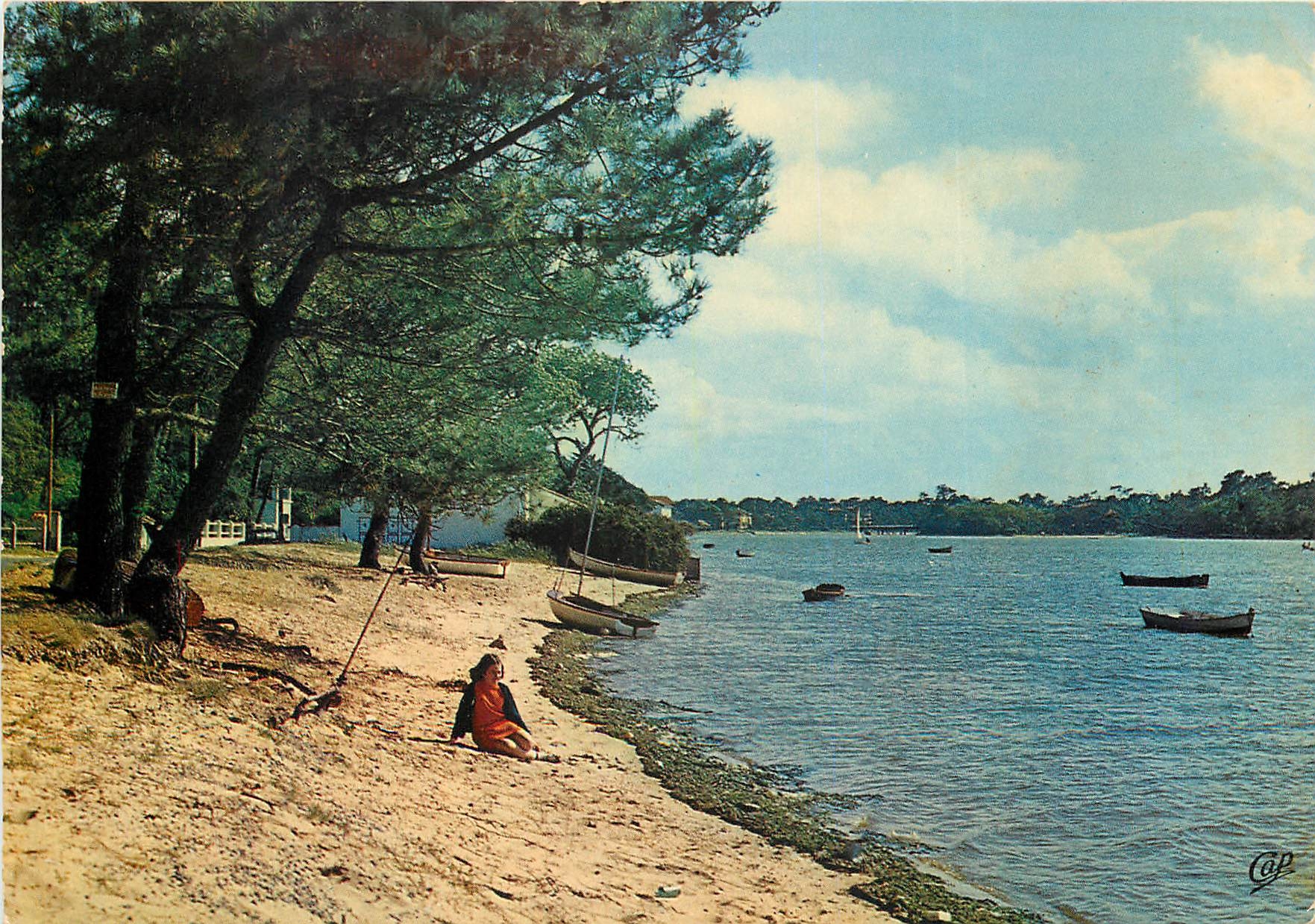 CPSM Hossegor (Landes) Le lac