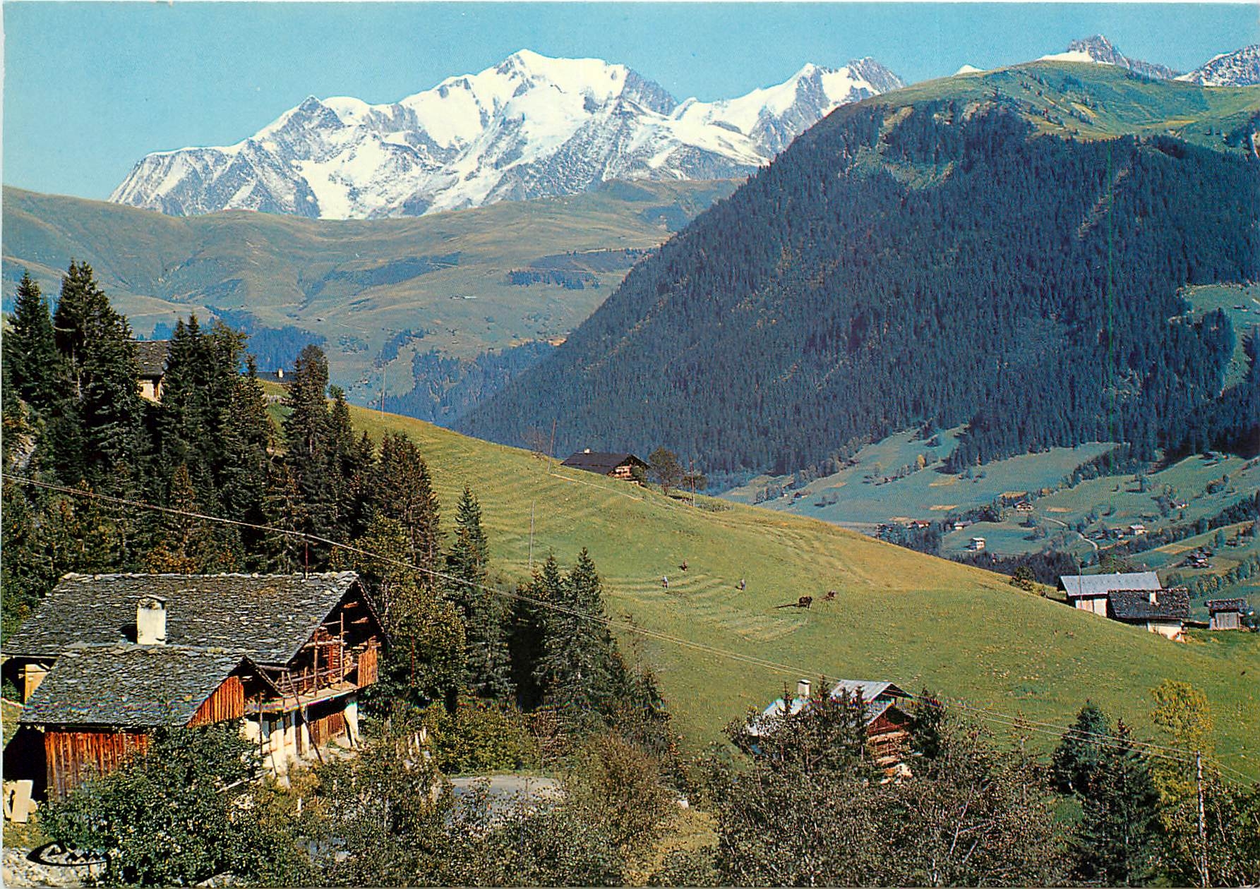 CPSM Dans nos montagne Chalet dans la vallee