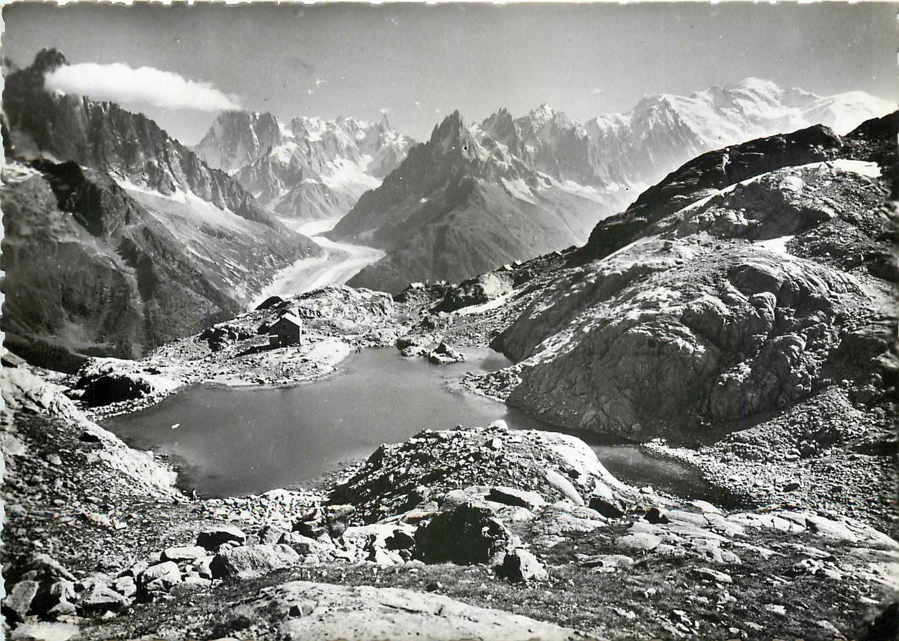 CPSM Le Lac Blanc dans son decor