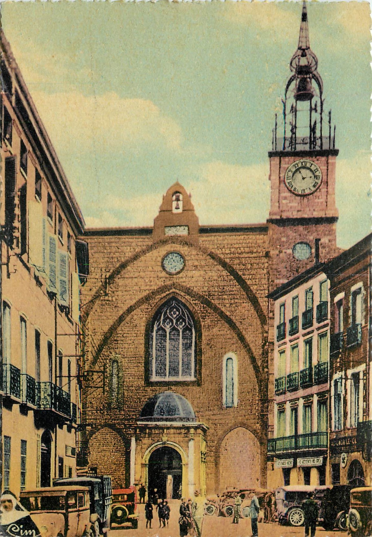 CPSM Perpignan (Pyr Or) La Cathedrale