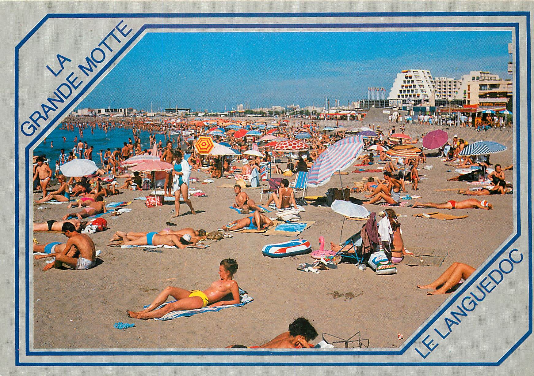 CPSM La Grande Motte La Ville de l'An 2000 La Plage