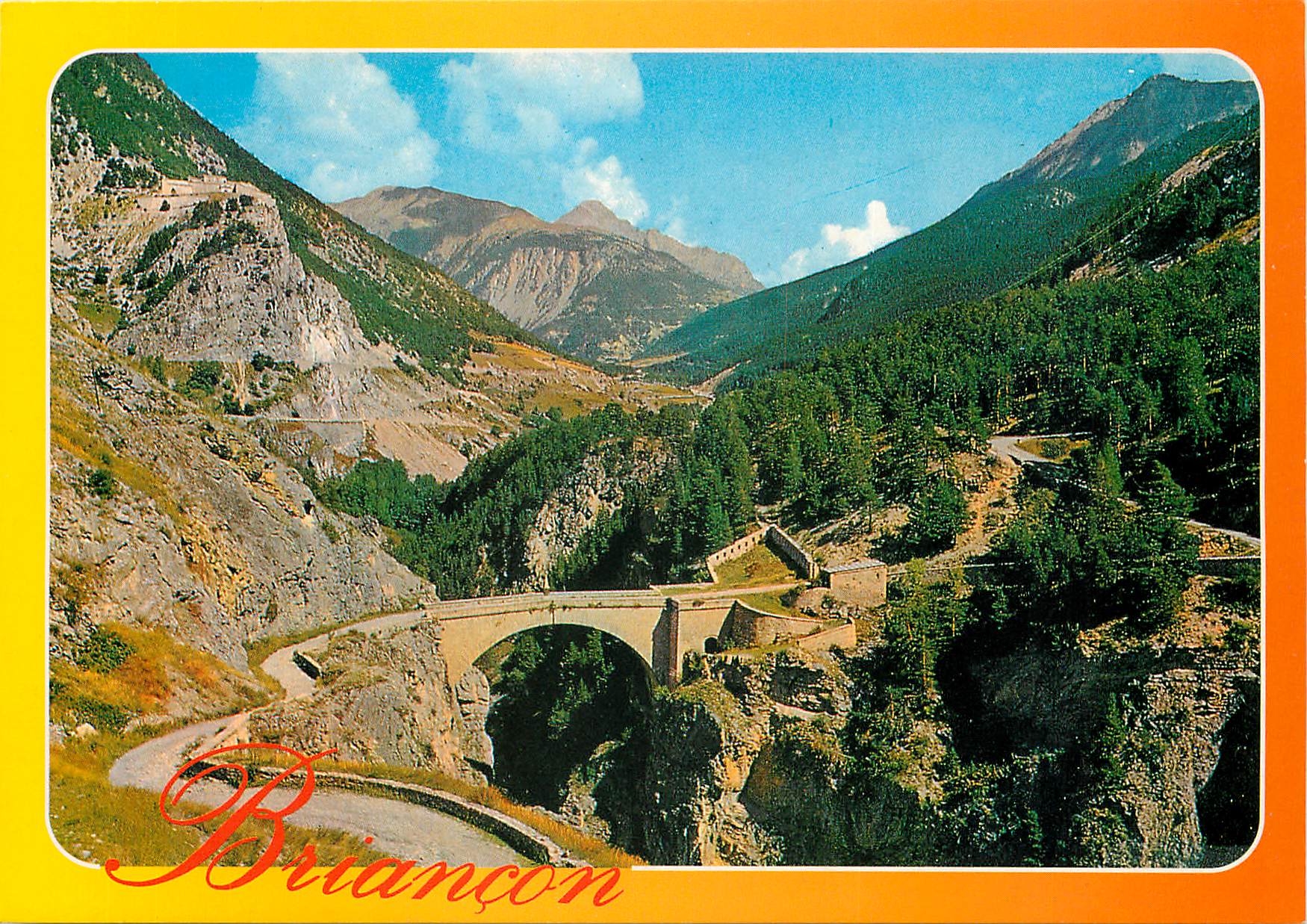 CPSM Hautes Alpes Briancon (alt 1326 m) la plus Haute Ville d'Europe le Pont D'Asfeld