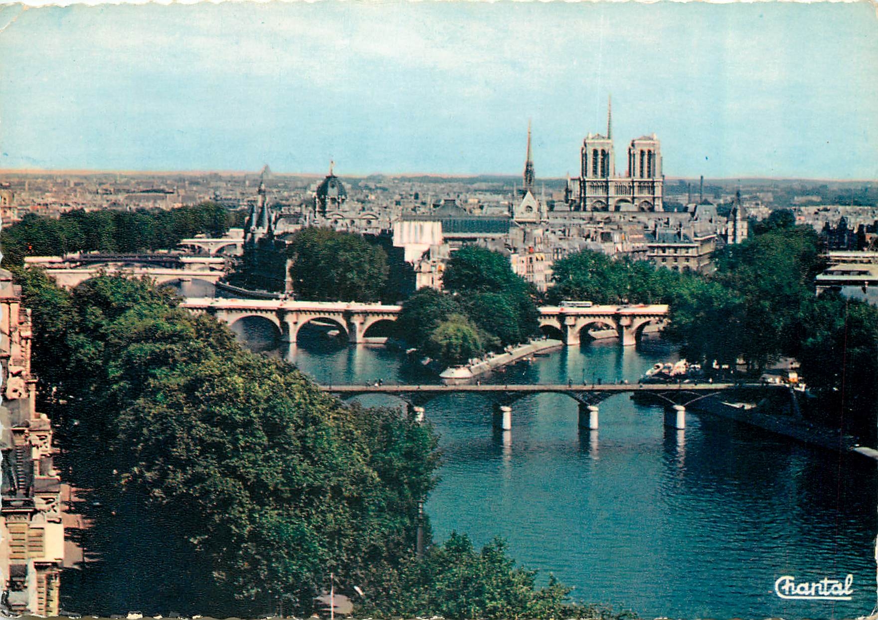 CPSM Paris N D et les sept ponts