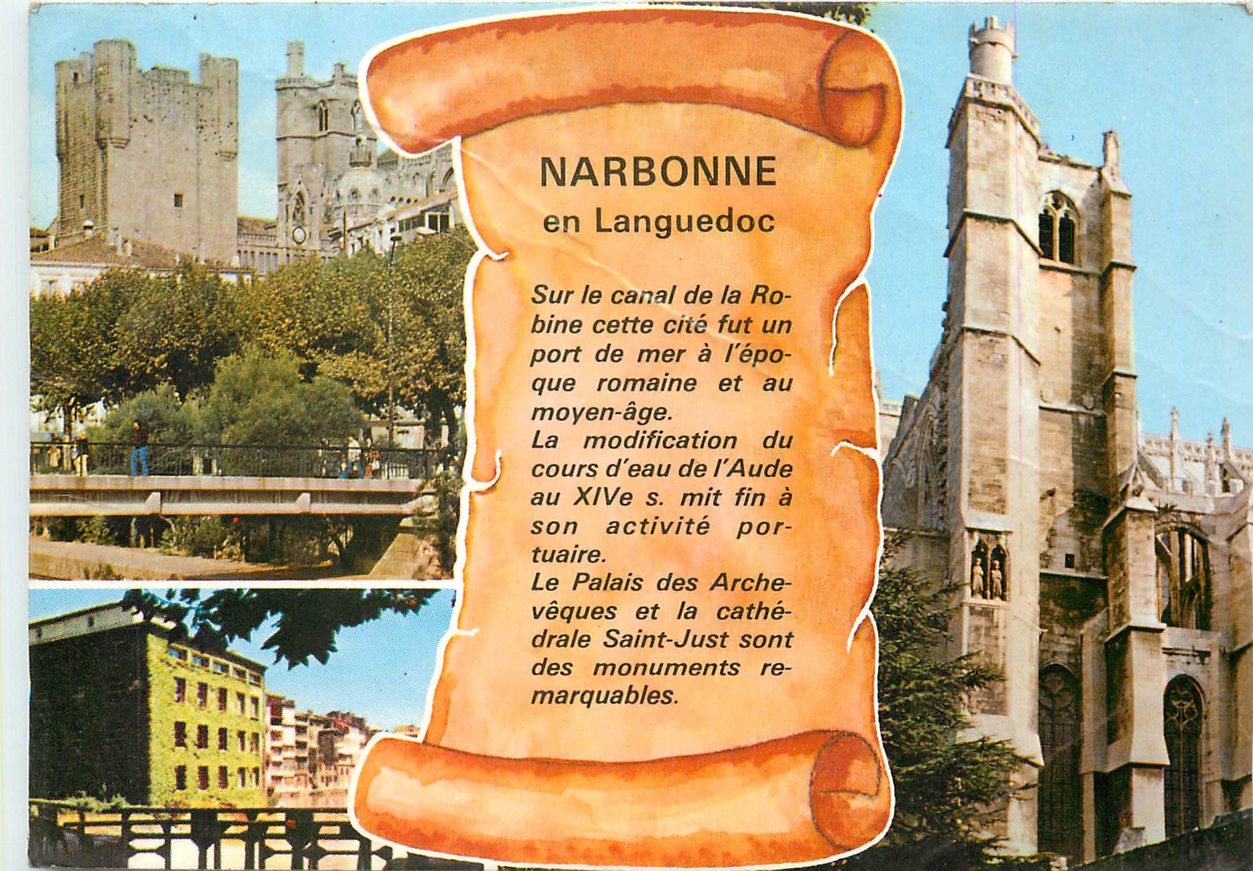 CPSM Capitale de la Gaule Meridionale Narbonne