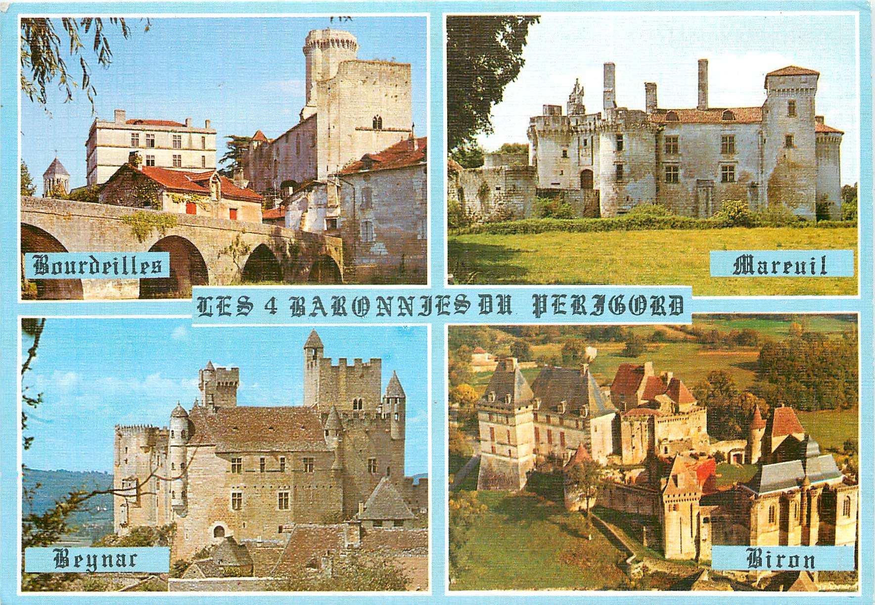 CPSM Les 4 Baronniers du Perigord