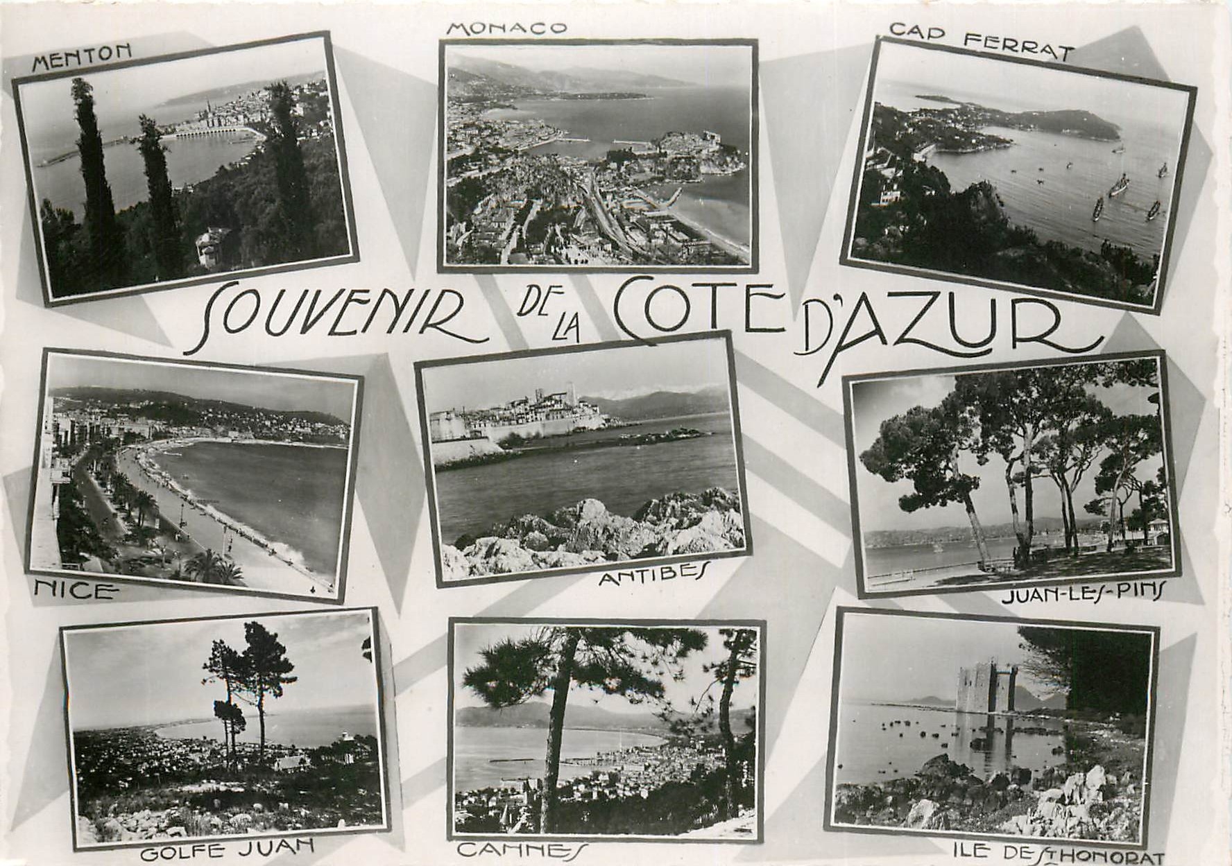 CPSM Souvenir de la Cote d'Azur