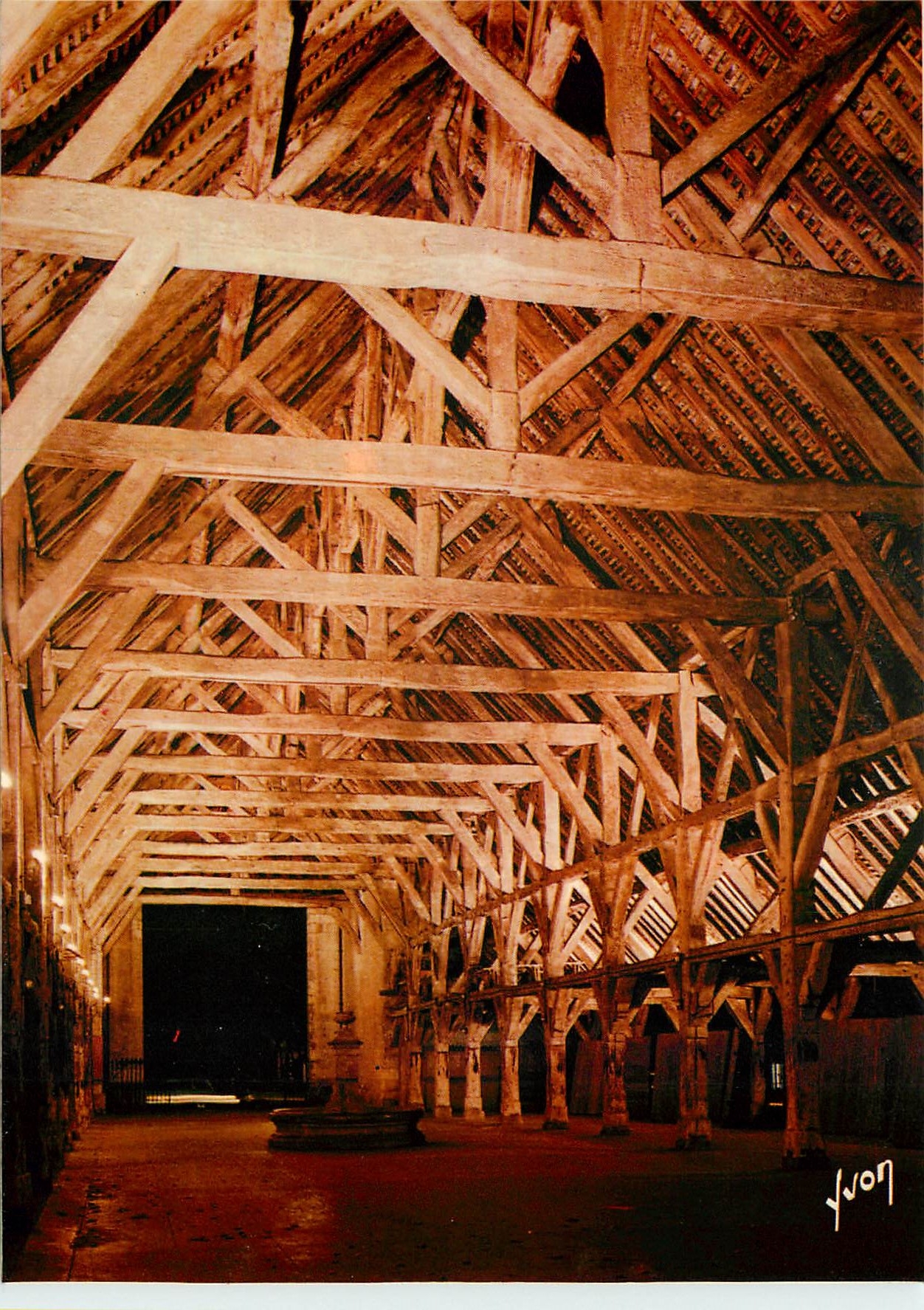 CPSM Richelieu (Indre et Loire) Cite du Cardinal Les Halles Chef d'Oeuvre