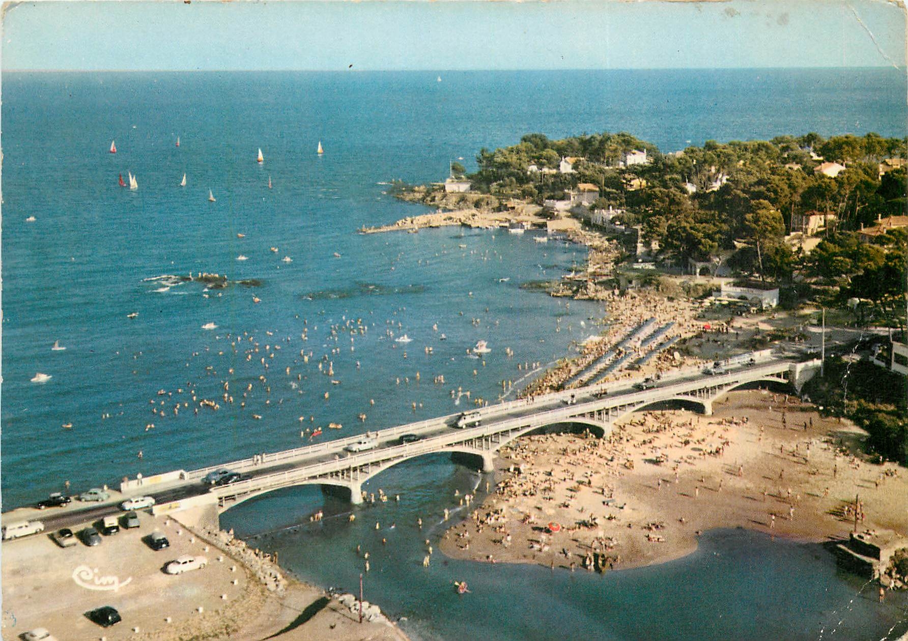 CPSM Saint Aygulf (Var) Vue panoramique de la Plage