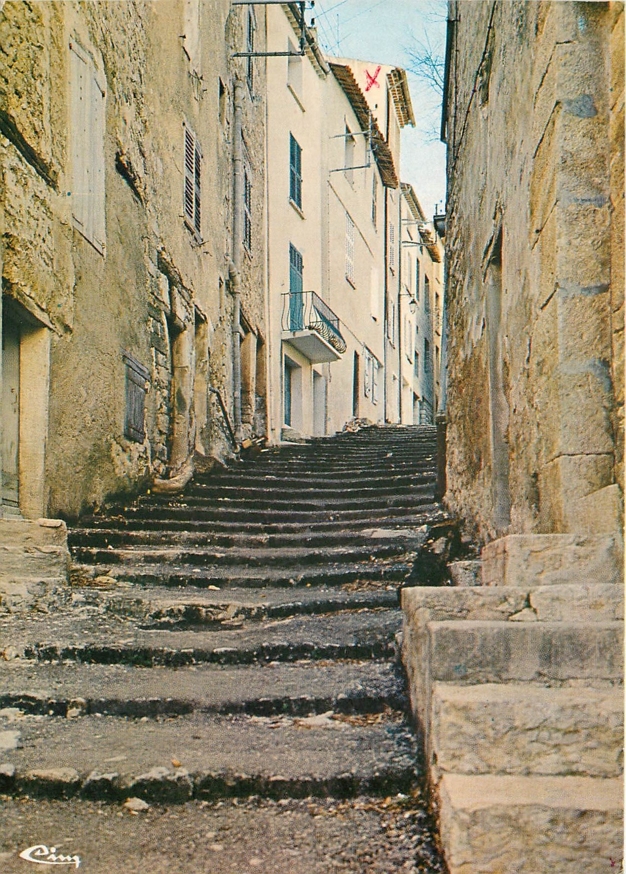 CPSM Callas (Var) Vieille rue