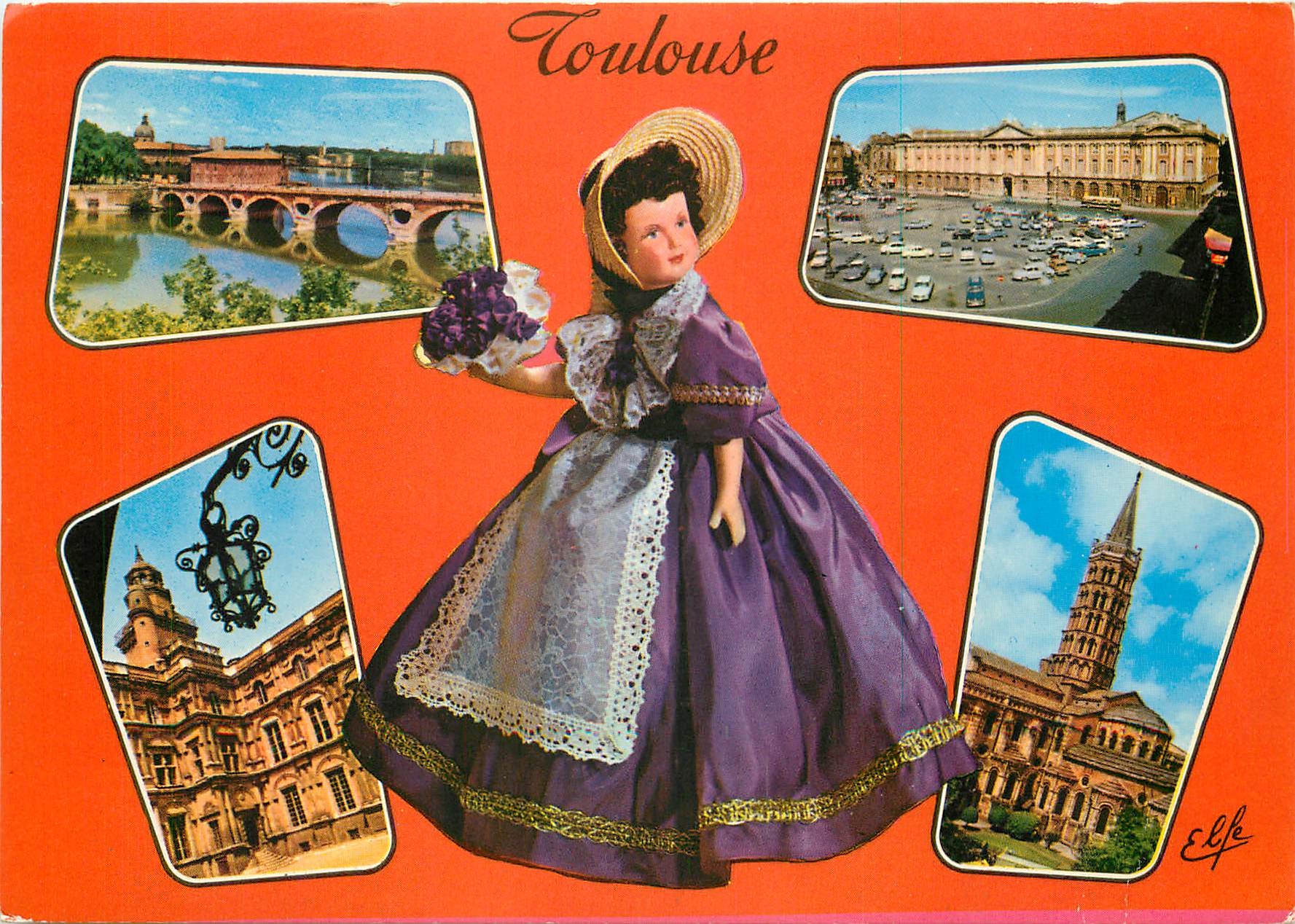 CPSM Toulouse Ville d'Art cite des Violettes le Pont Neuf (XVIe s)