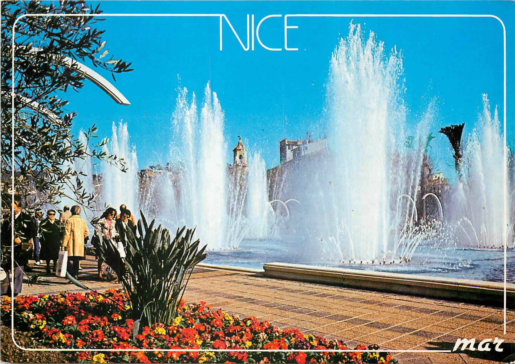 CPSM Nice le jardin de l'Esplanade du Paillon