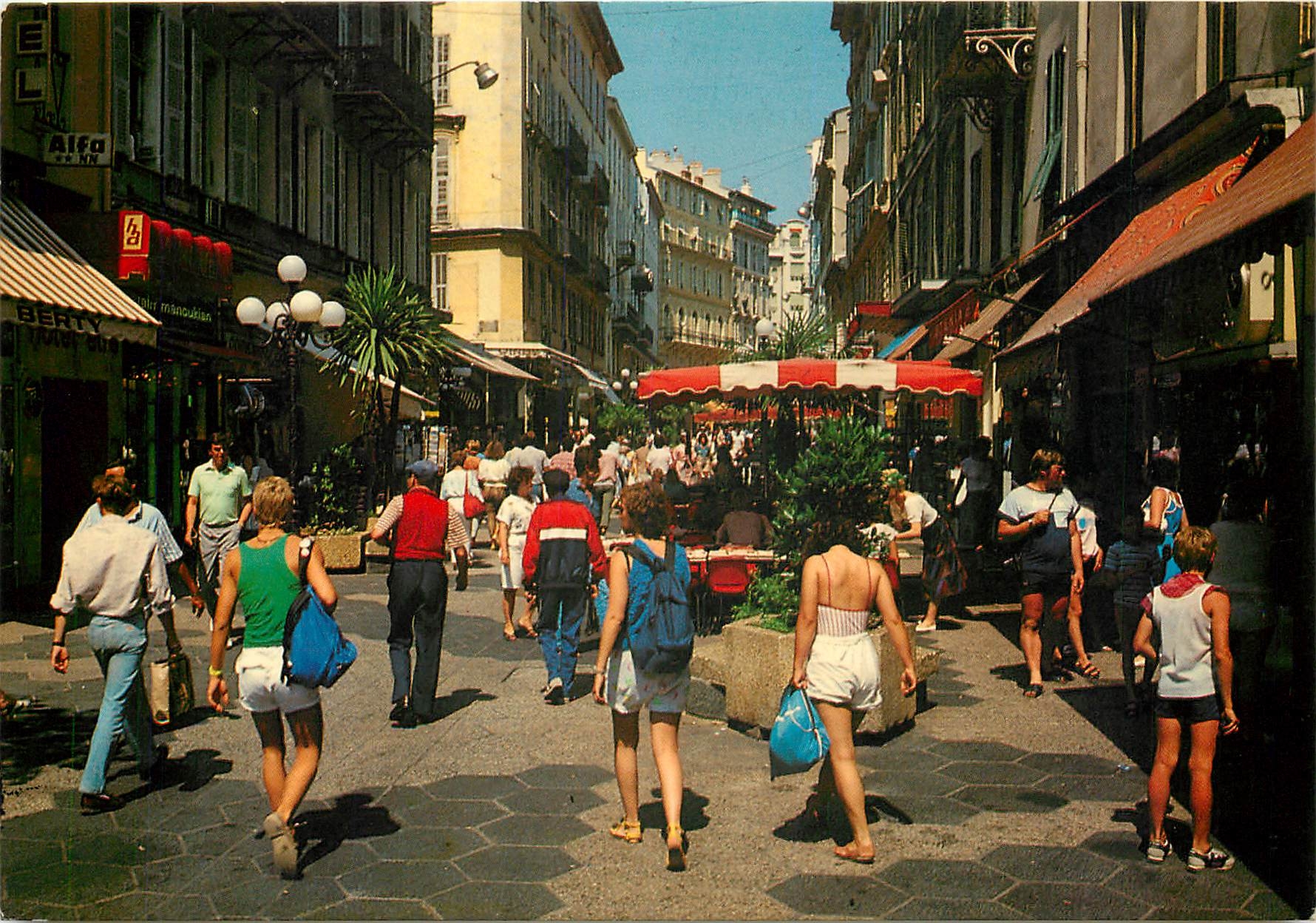 CPSM La Cote d'Azur Nice La Rue Pietonne