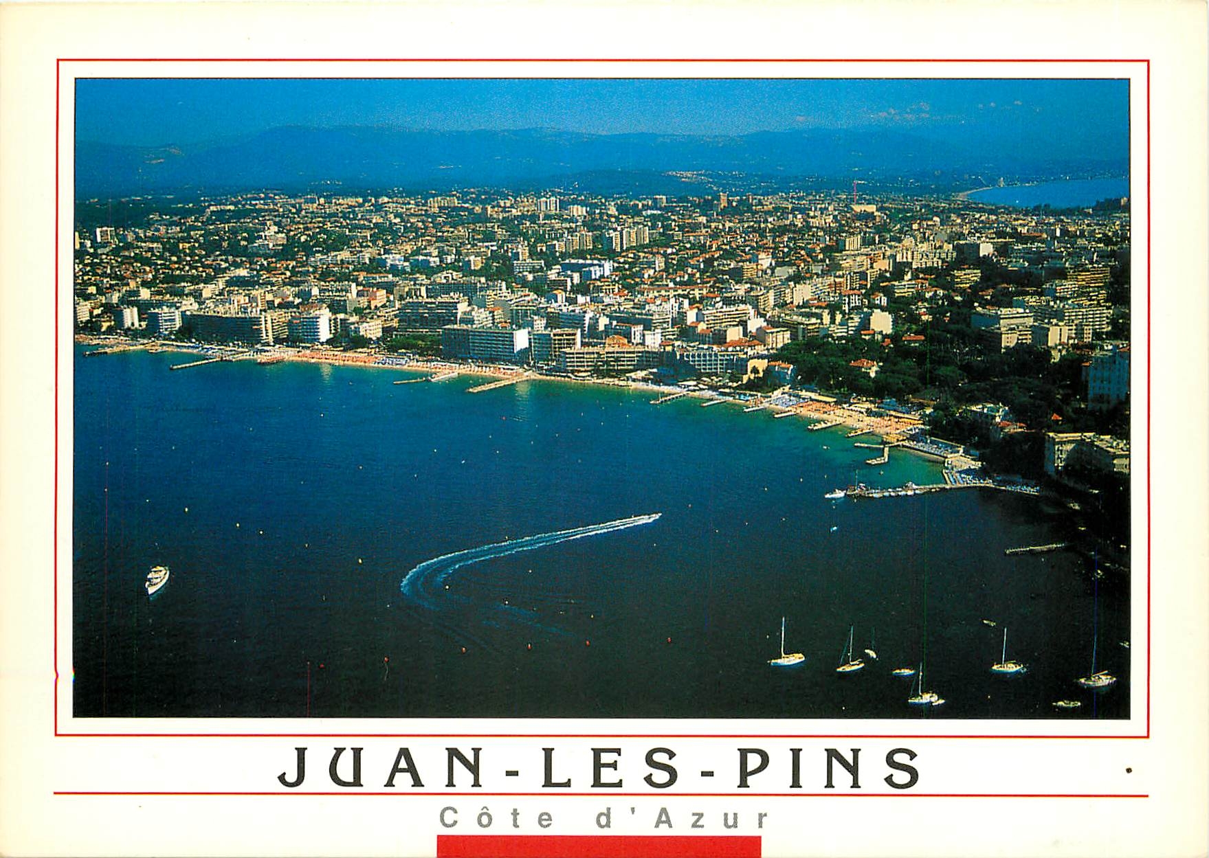 CPSM La Cote d'Azur Juan les Pins au lever du soleil