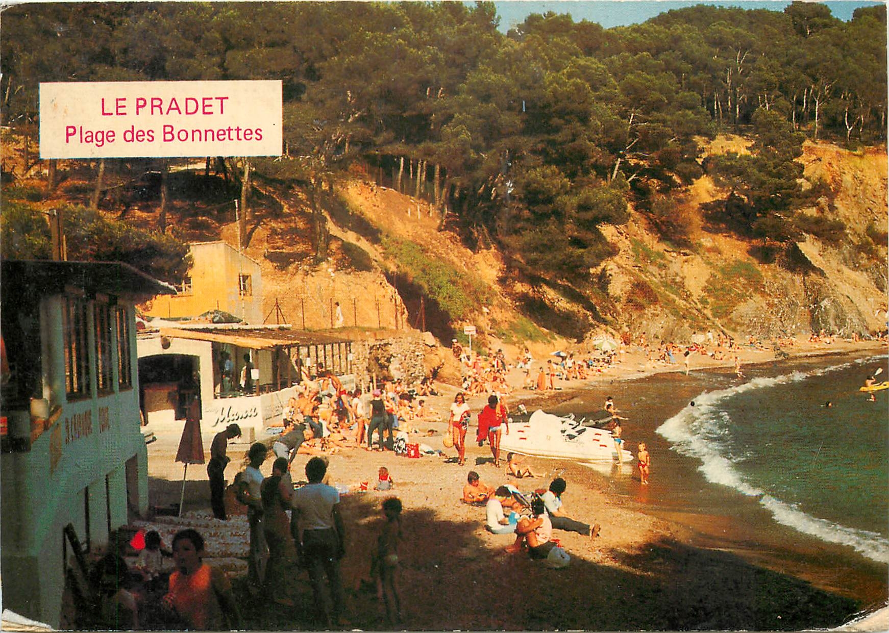 CPSM Le Pradet Plage des Bonnettes