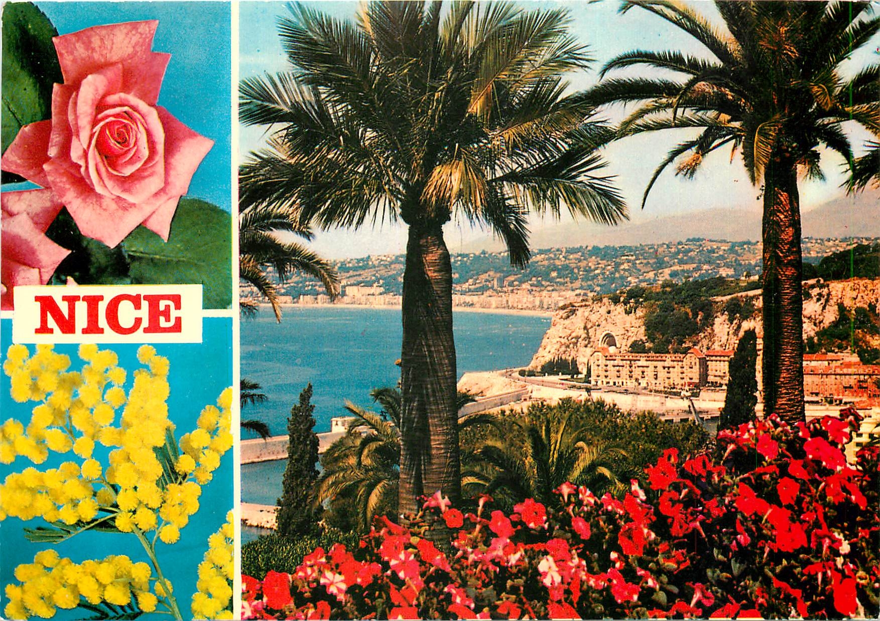 CPSM Nice Cote d'Azur French Riviera Vue generale de la Baie des Anges