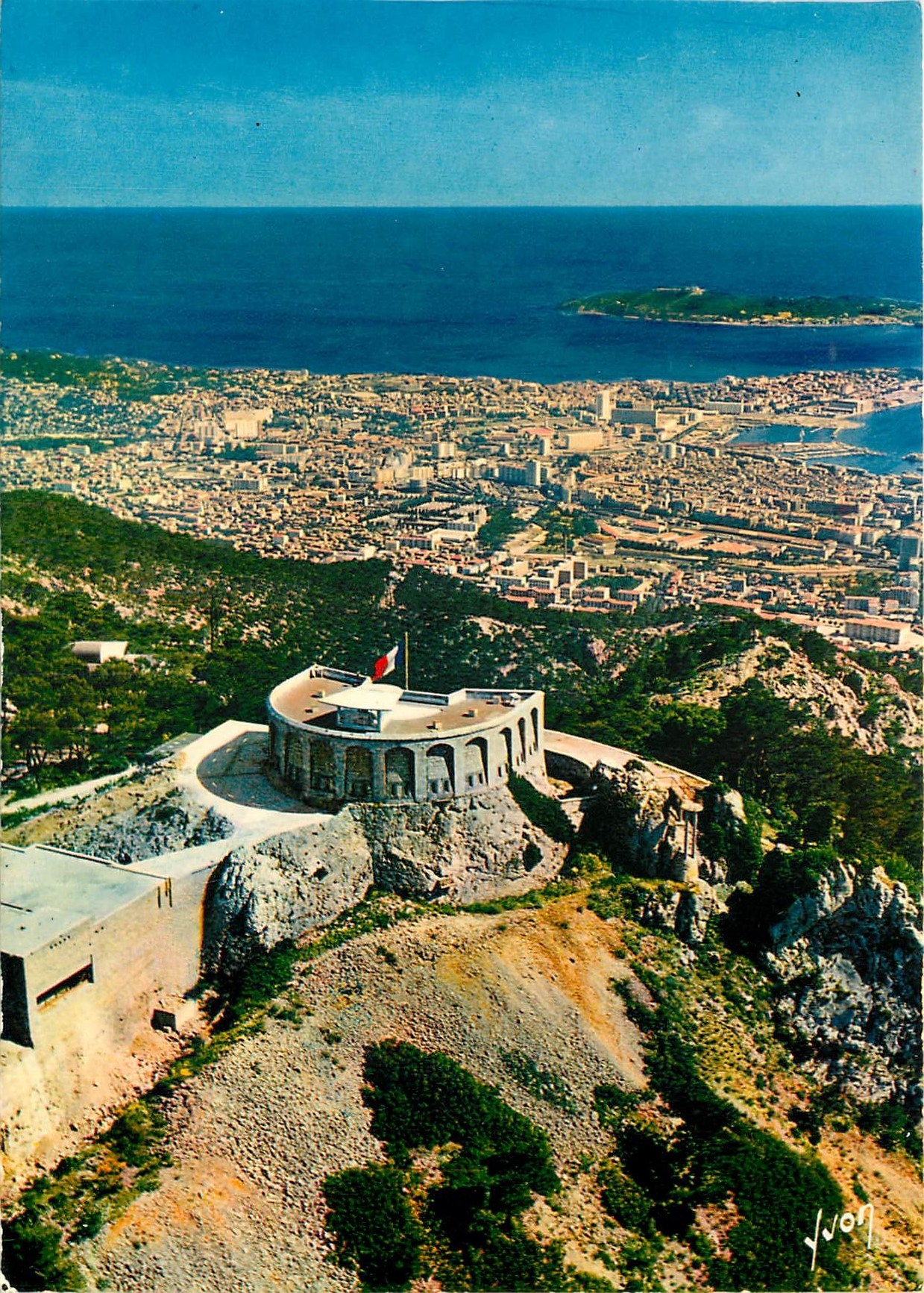 CPSM Memorial National du Debarquement en Provence Toulon (Var) Mont Faron