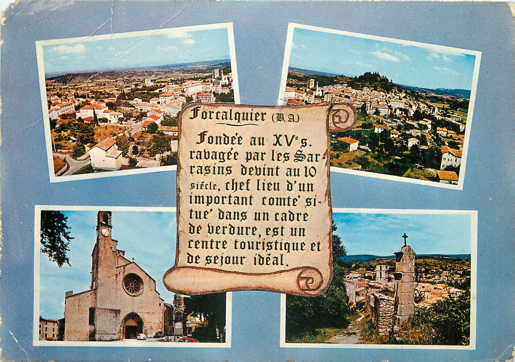 CPSM Forcalquier (B A) alt 545 m