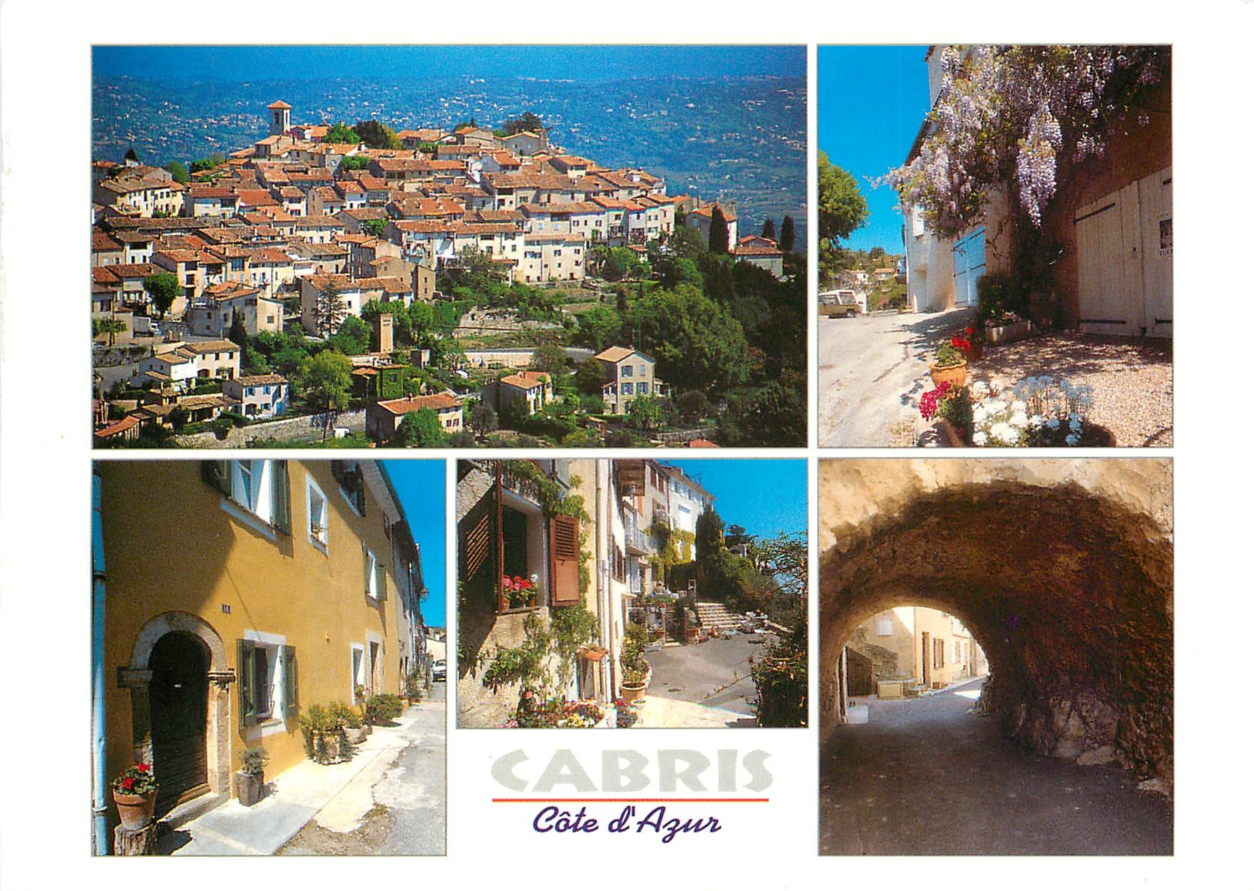 CPSM Cabris (Alpes Mmes) Pinoresque village provencal situe sur les hauteurs de Grasse