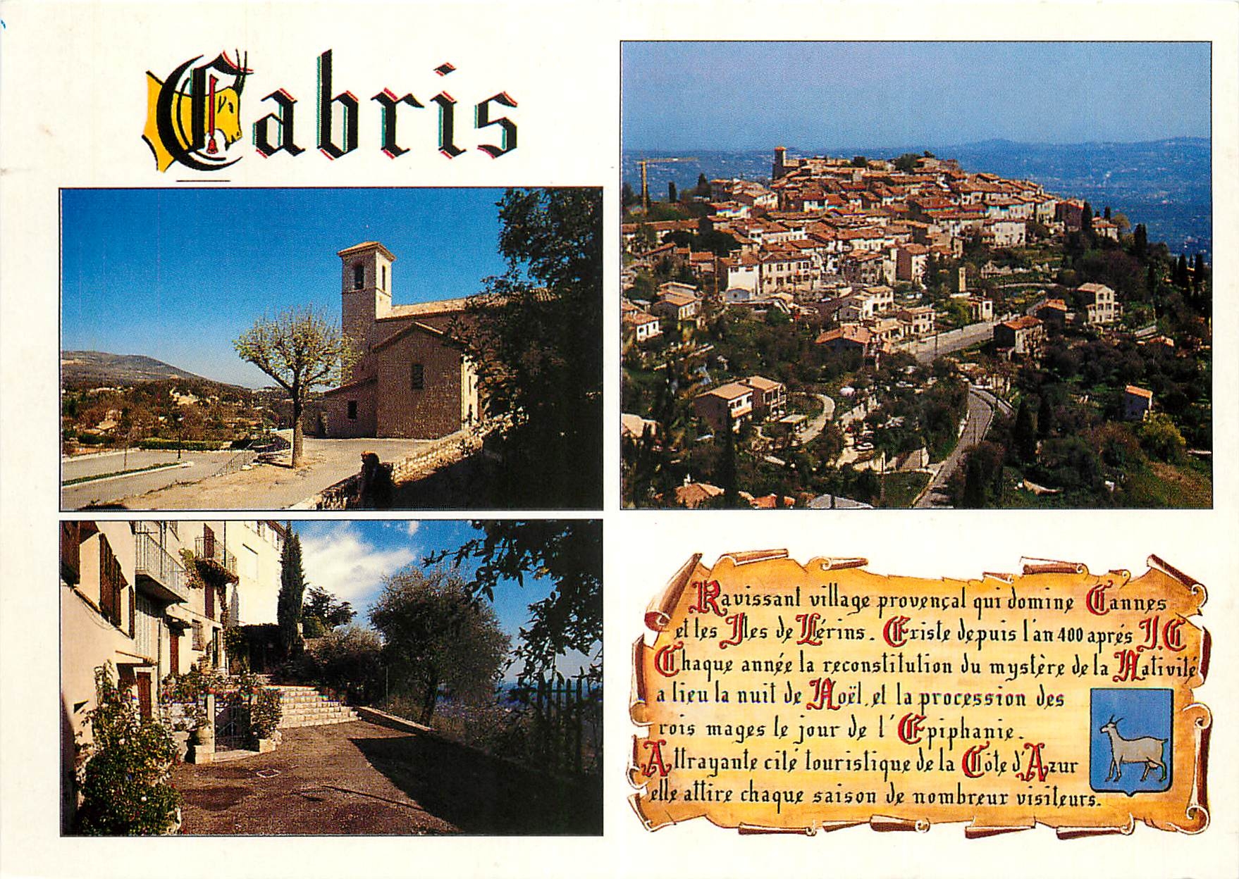 CPSM Les Sites de la Cote d'Azur Carbis (A Mme)