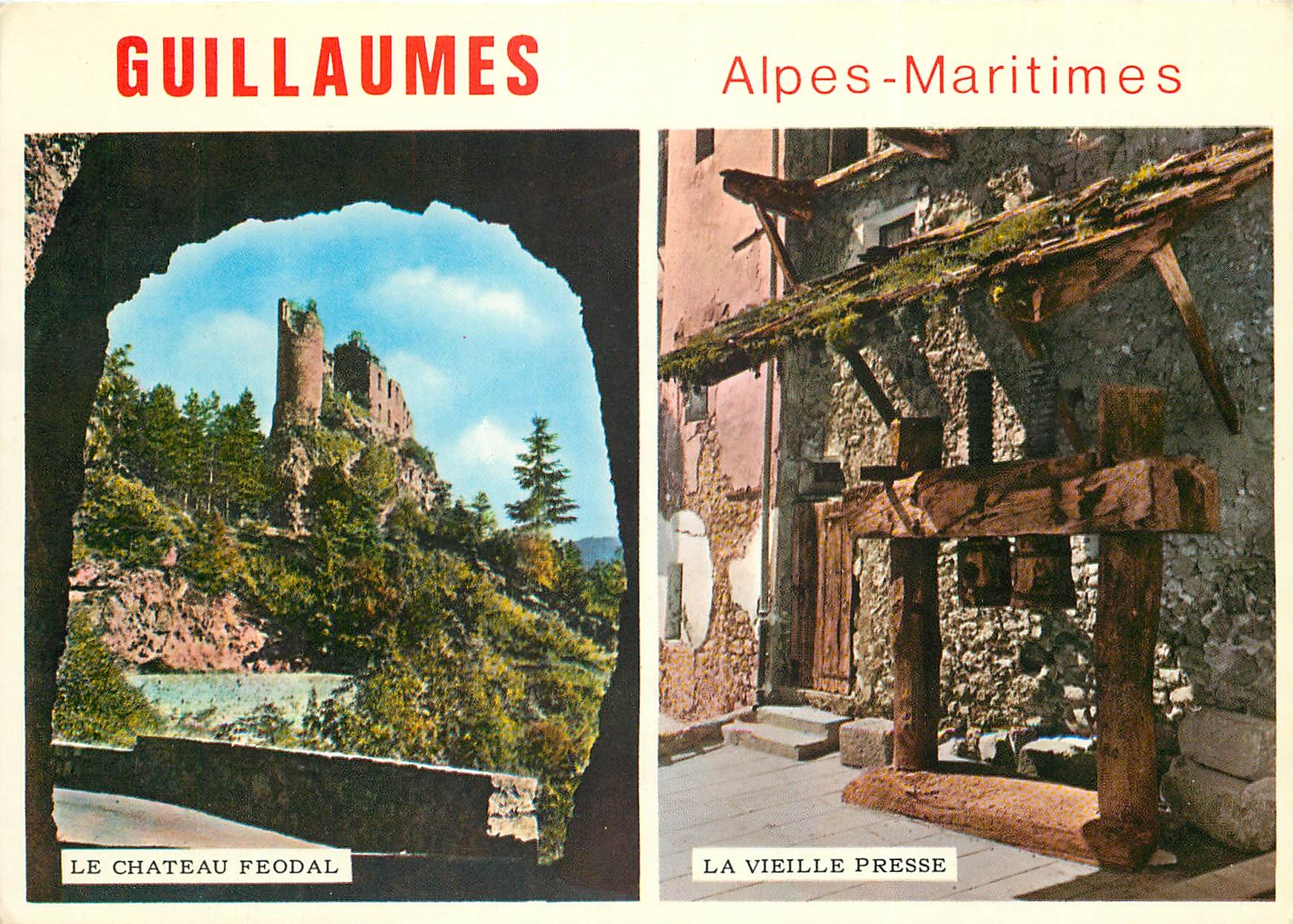 CPSM Guillaumes A Mme alt 800 m au pieds du col de la Cayolle sur la route des Grande Alpes