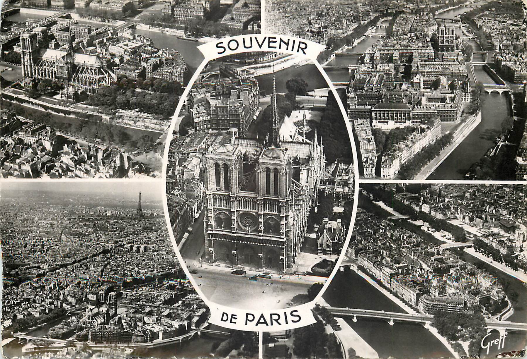 CPSM Souvenir de Paris