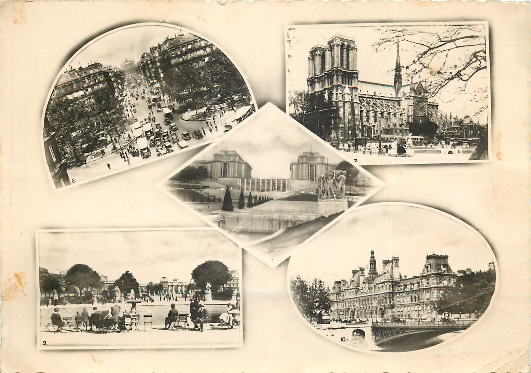 CPSM Paris Avenue de l'Opera N D Palais de Chauillot